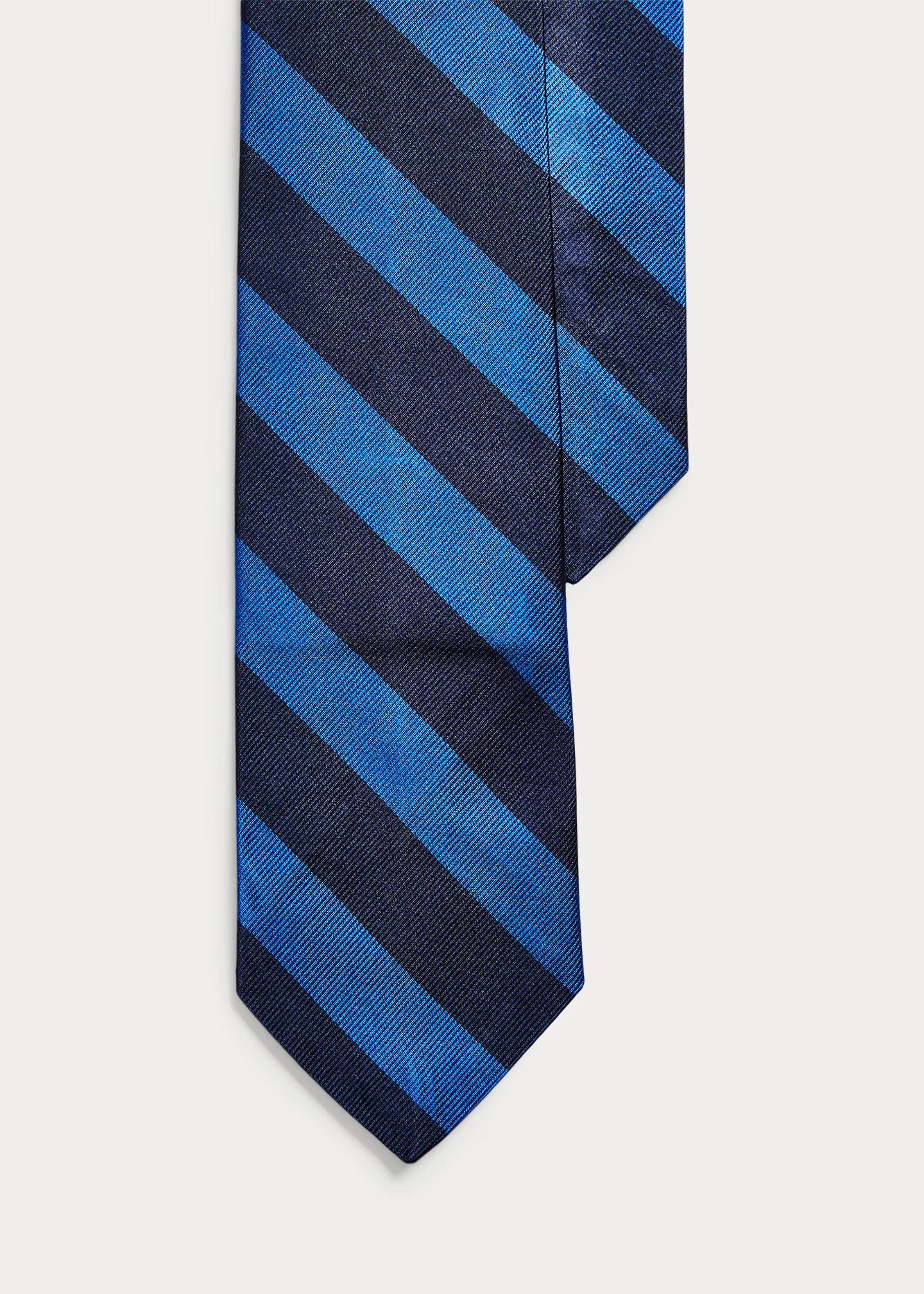 Striped Silk Repp Narrow Tie