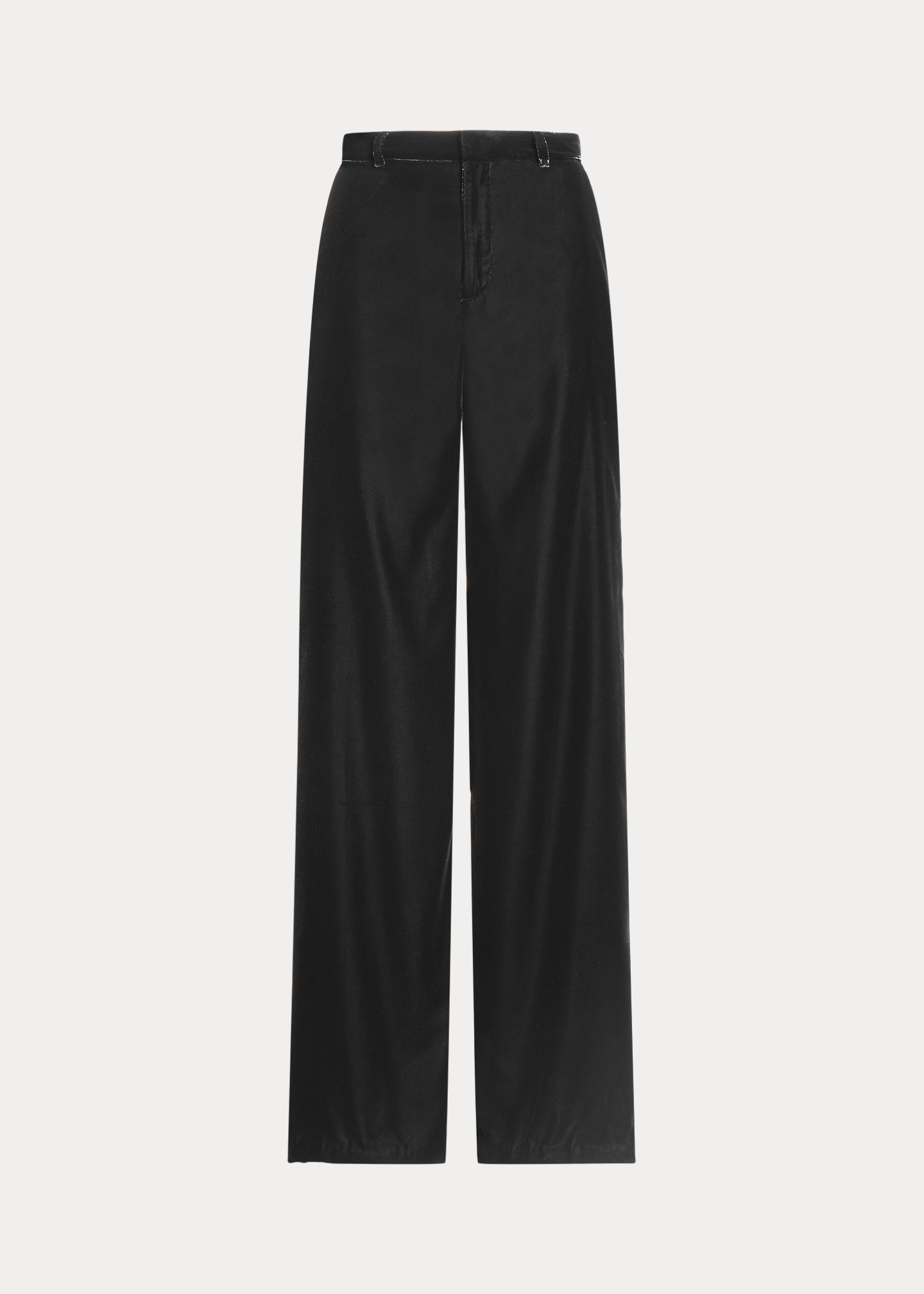 Velvet Wide-Leg Pant
