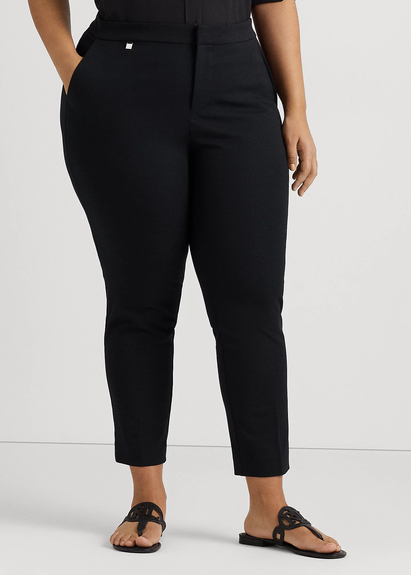 Cotton Twill Skinny Pant