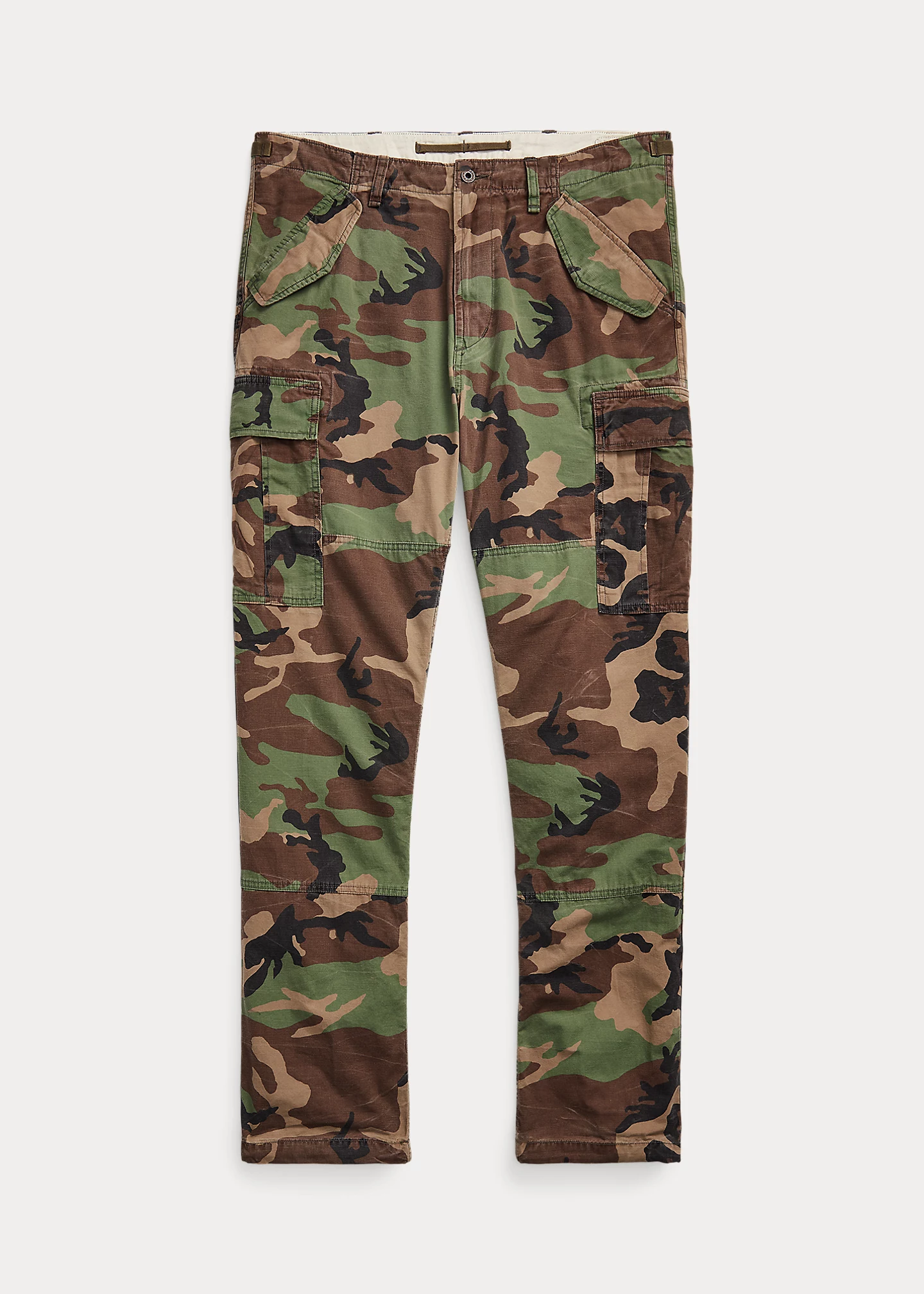 Classic Fit Camo Canvas Cargo Pant