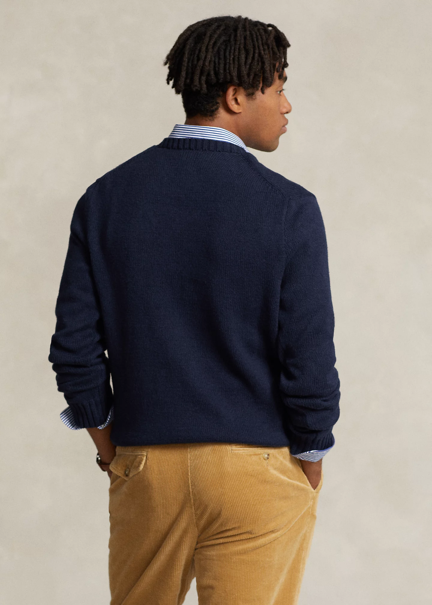 Polo Bear Cotton-Linen Sweater