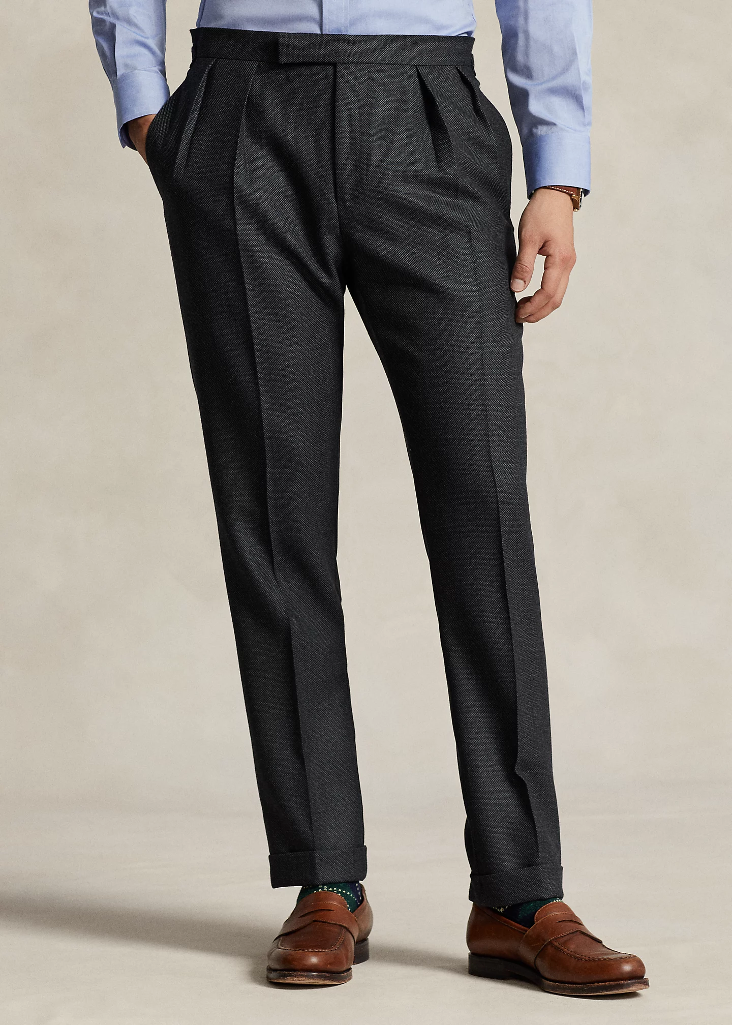 Polo Birdseye Wool  3-Piece Suit