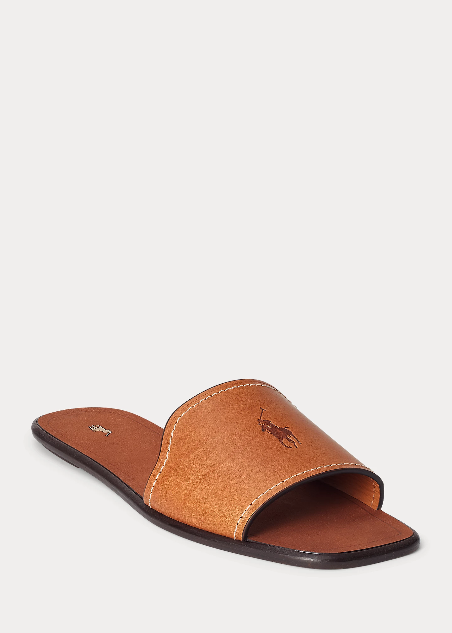 Vachetta Leather Slide Sandal