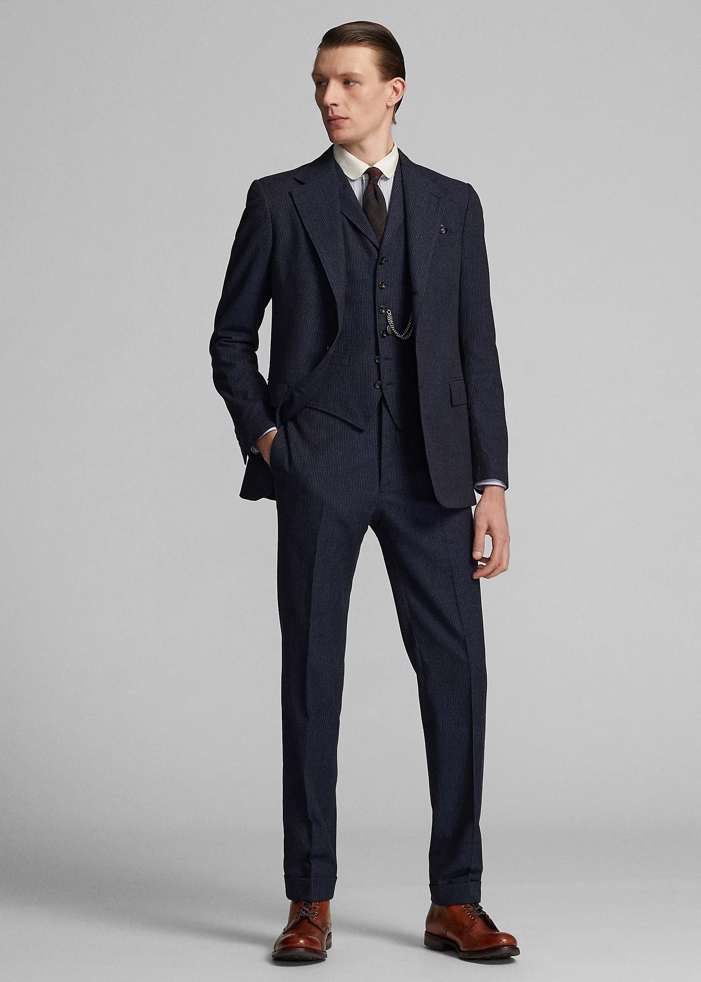 Slim Fit Striped Woven Shirt