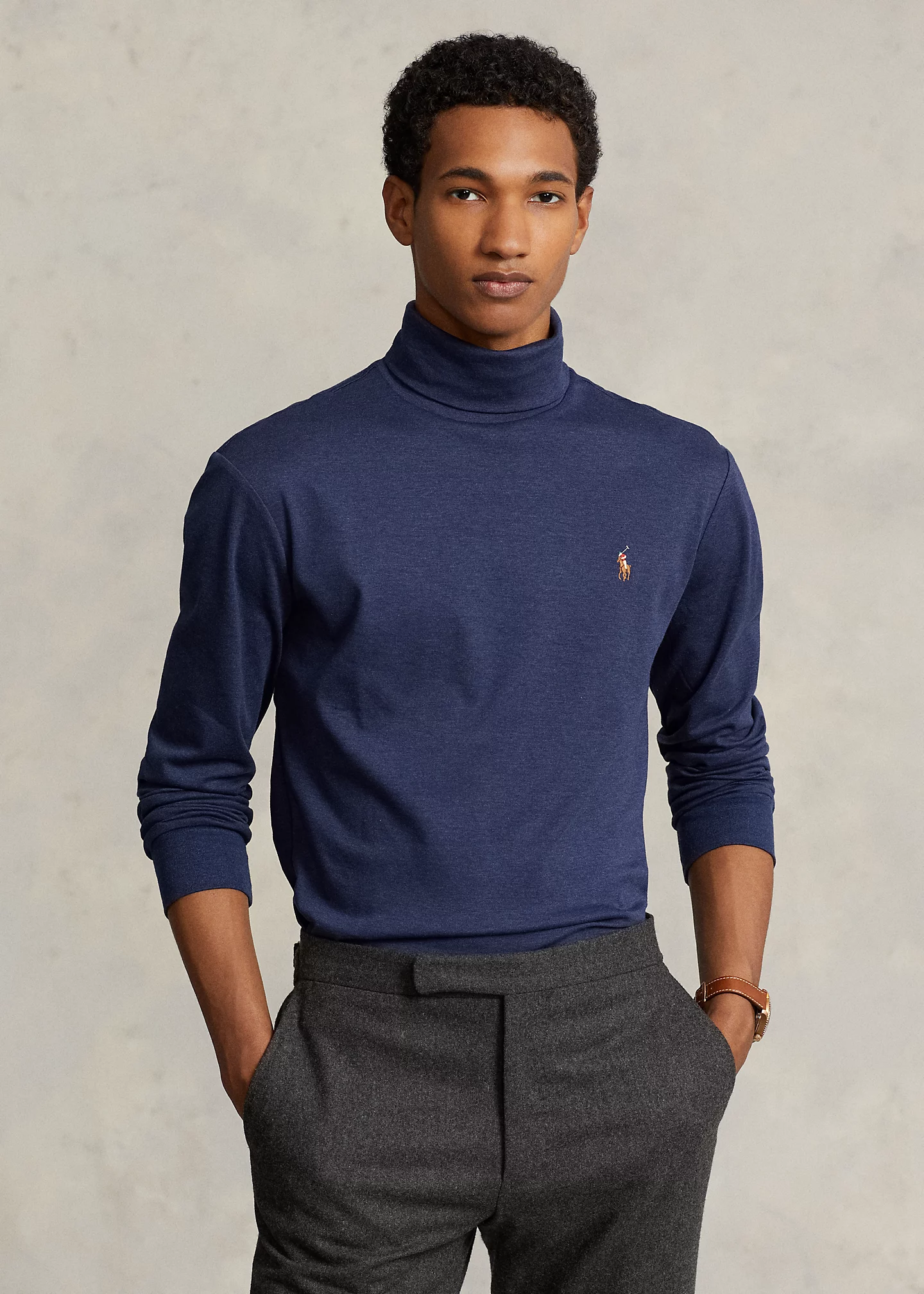 Soft Cotton Turtleneck