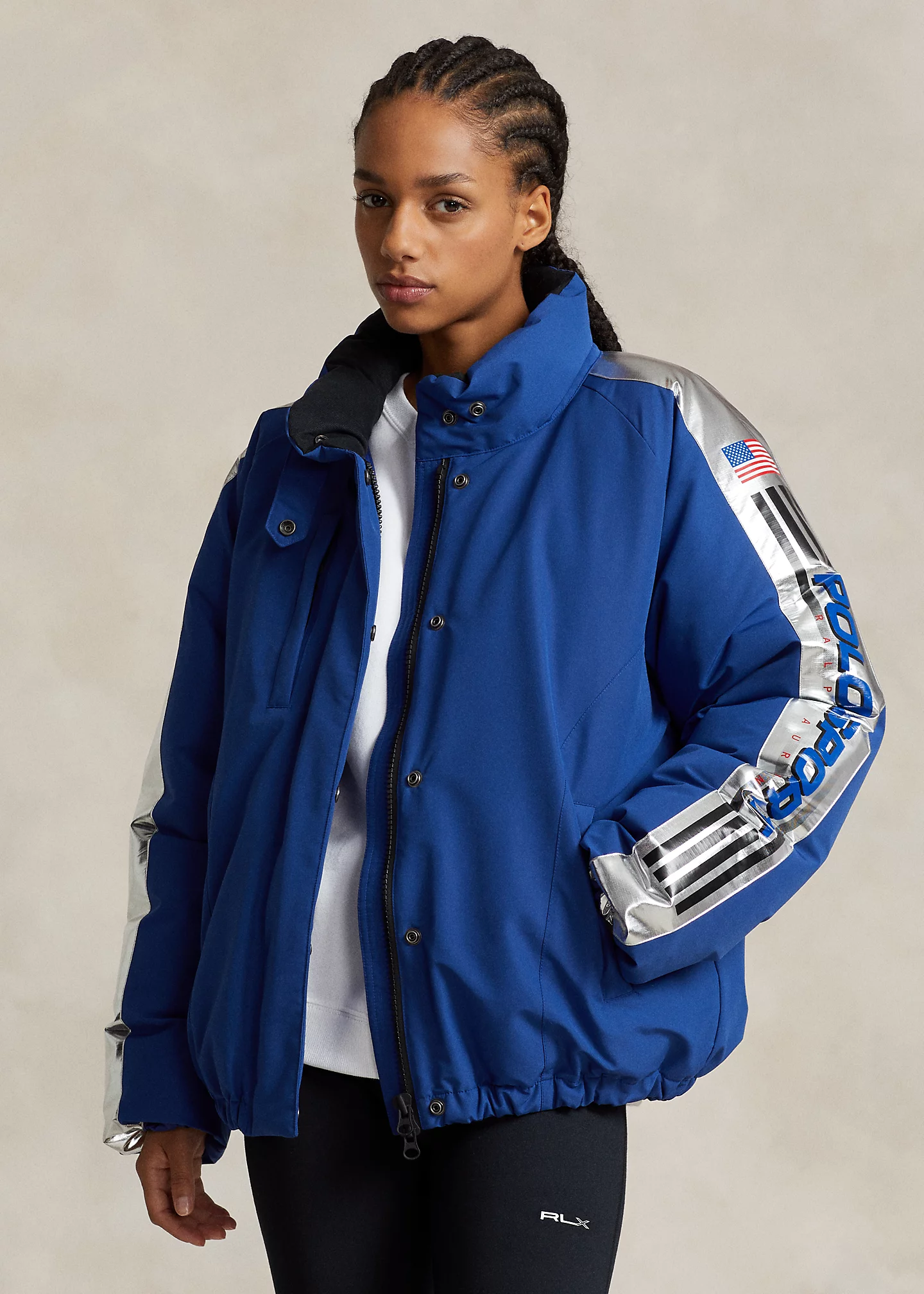 Water-Resistant Polo Sport Ski Jacket