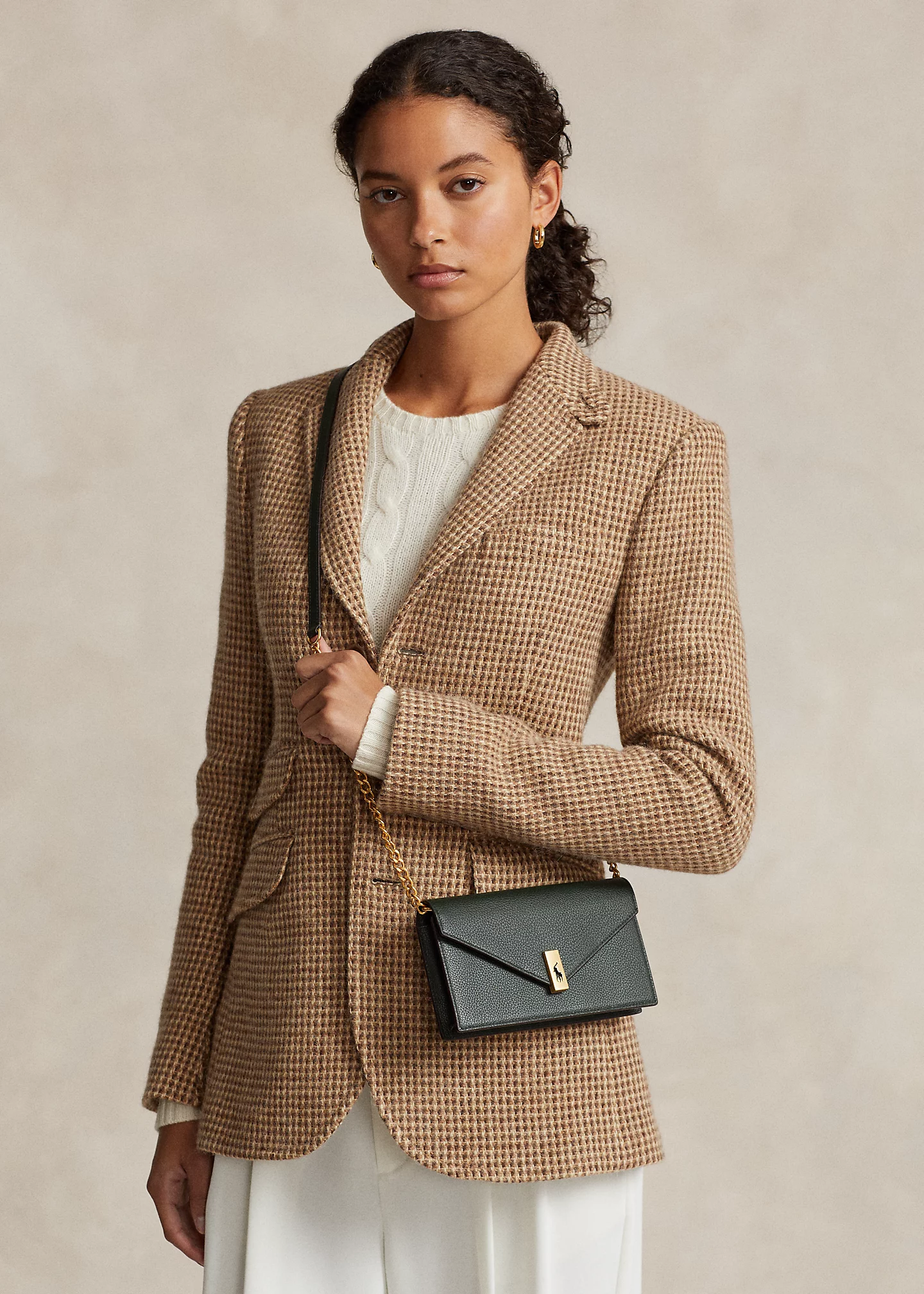 Polo ID Leather Chain Wallet & Bag