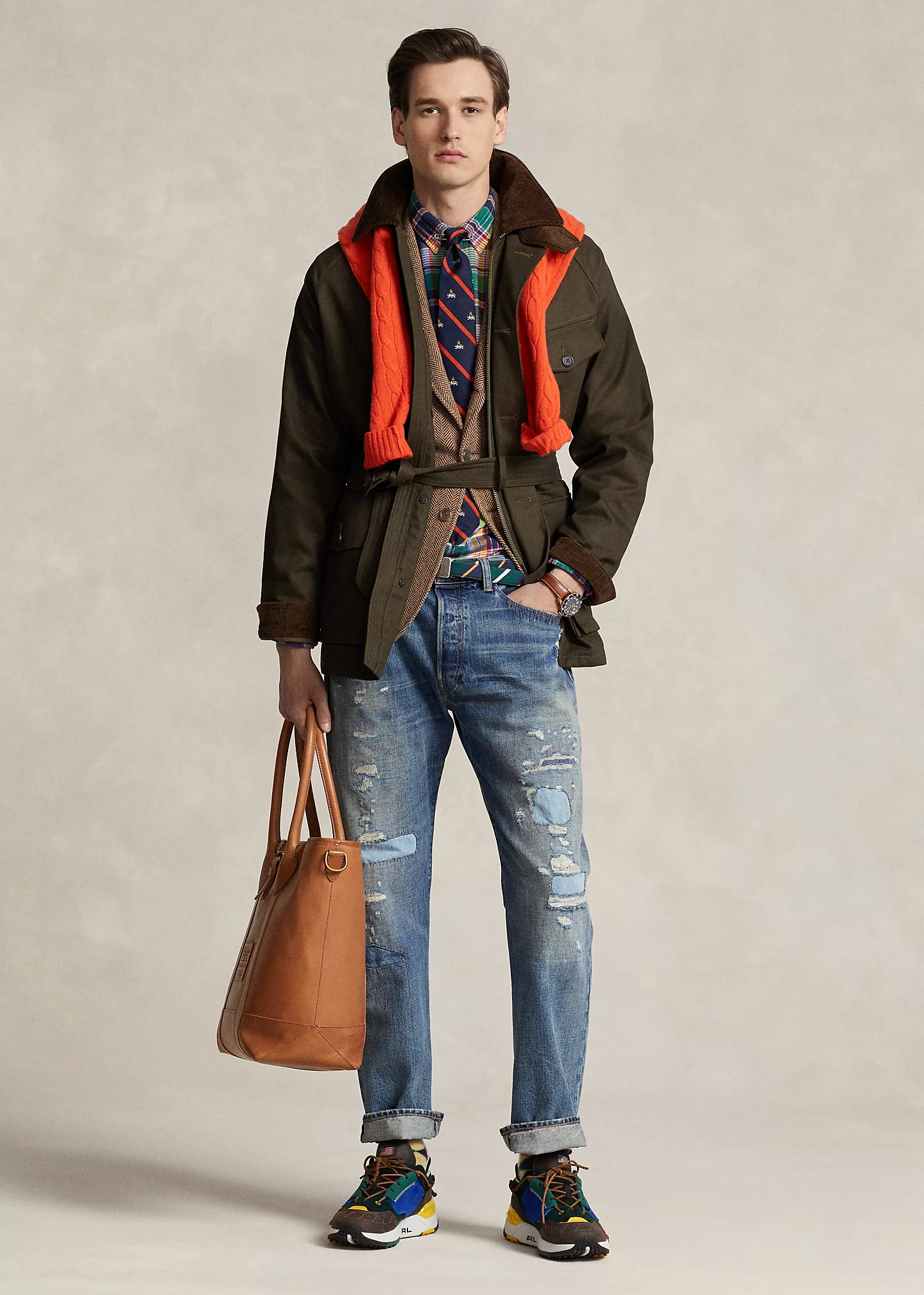 Sateen Belted Jacket