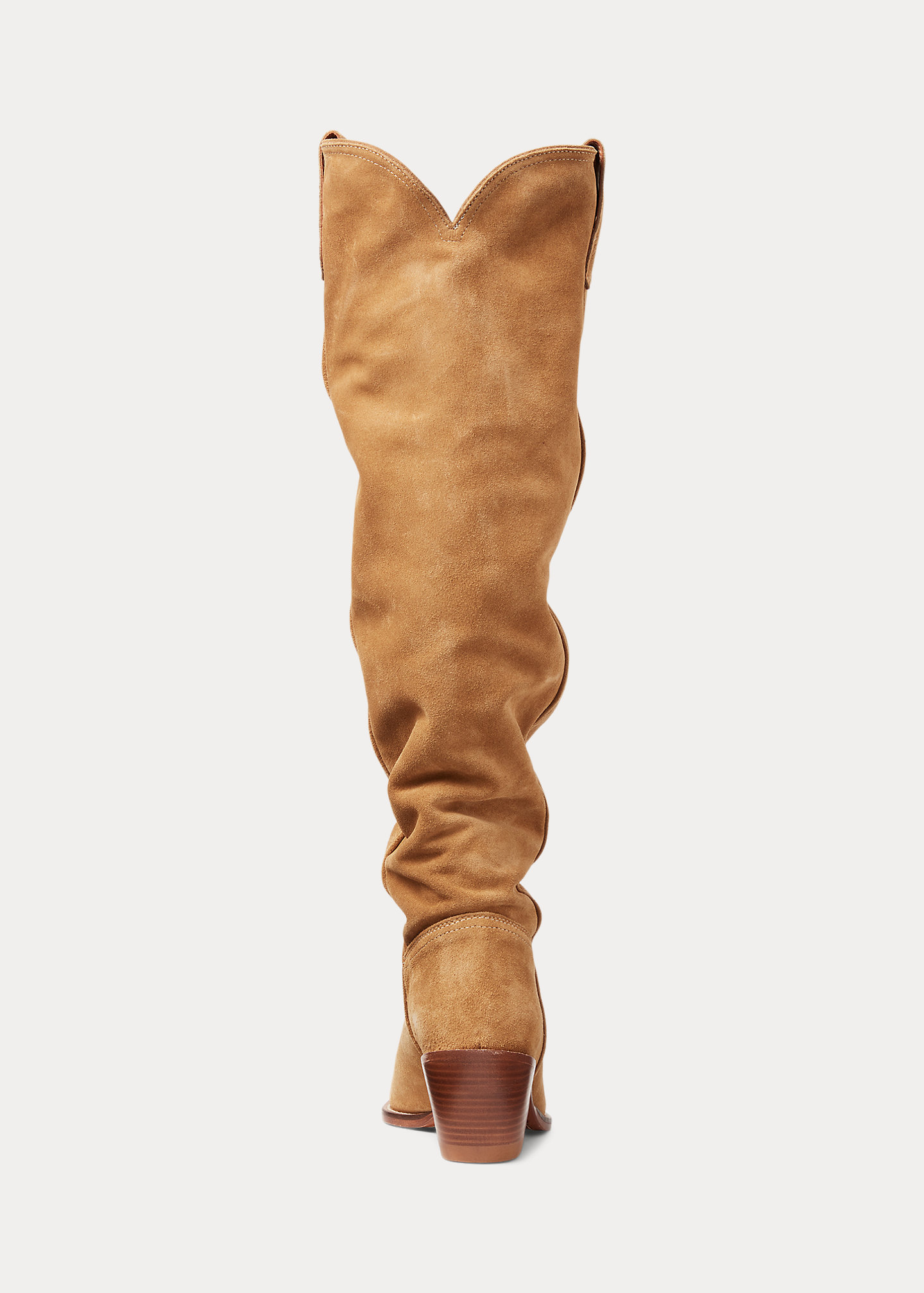 Suede Tall Western Boot