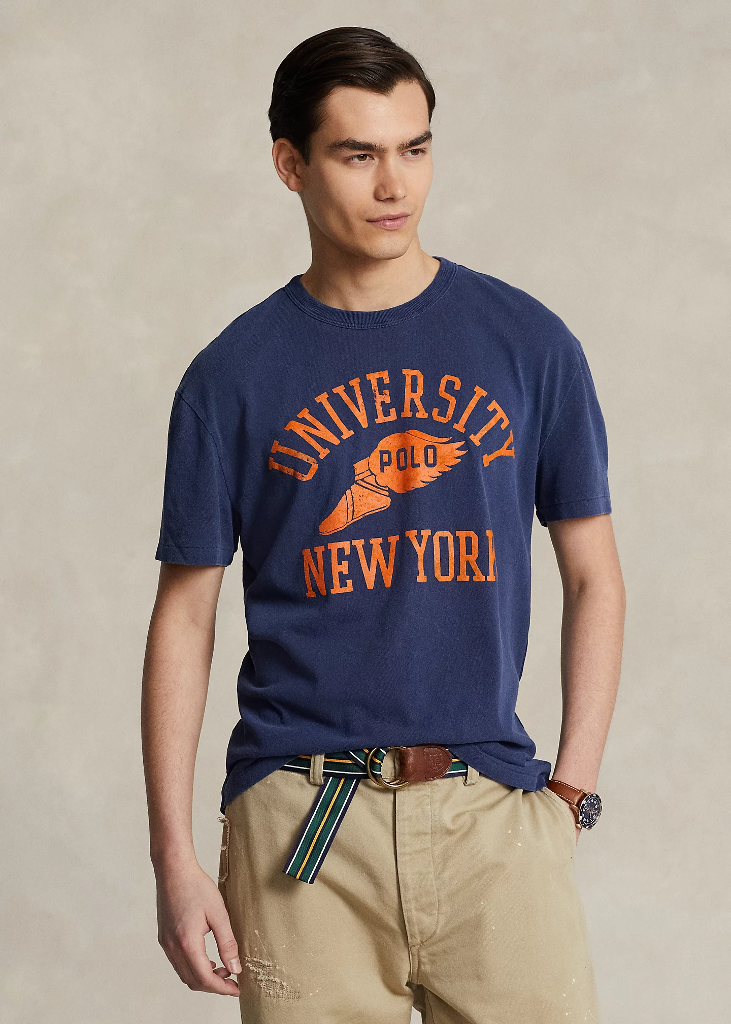 Classic Fit Graphic Jersey T-Shirt