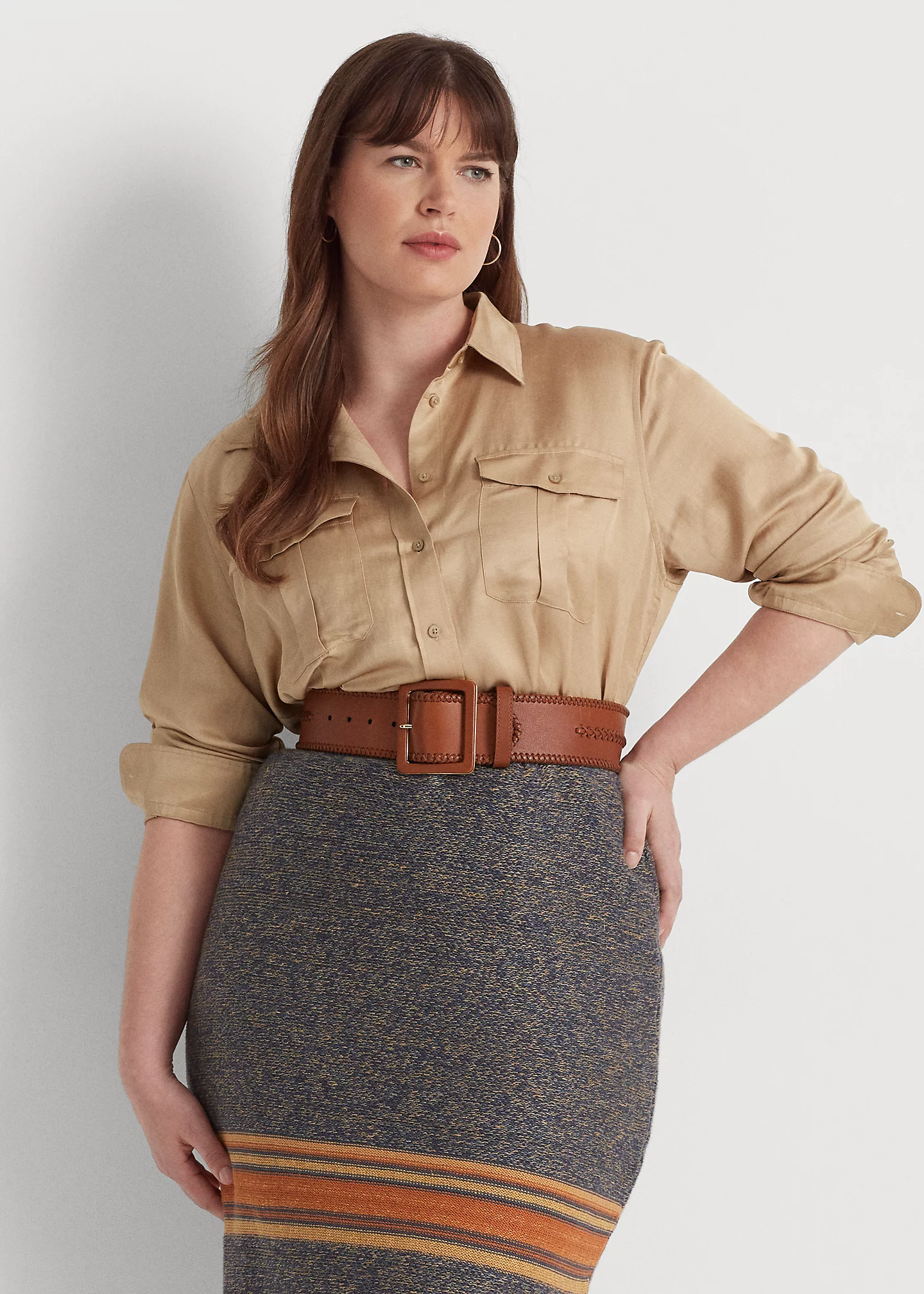 Satin Shantung Shirt