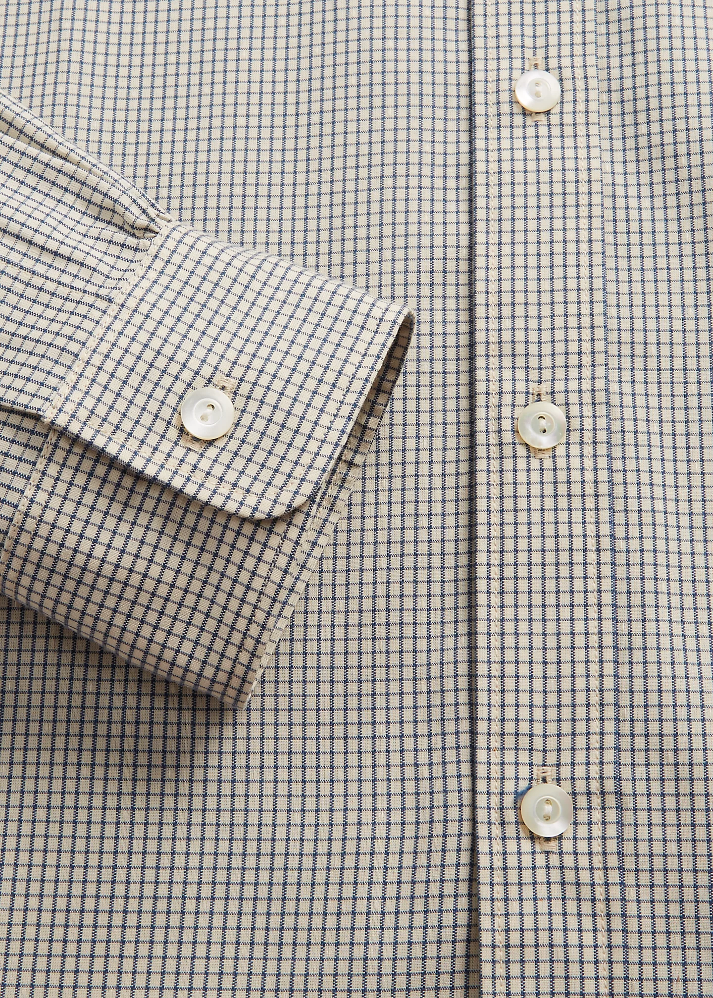 Slim Fit Checked Dobby Shirt