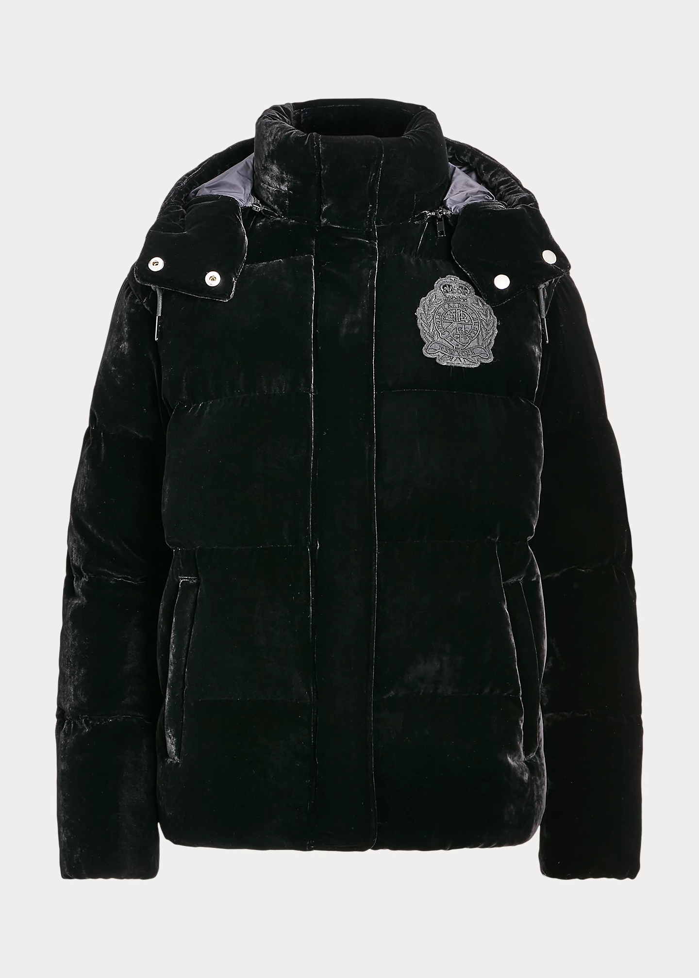 Velvet Quilted Down Jacket
