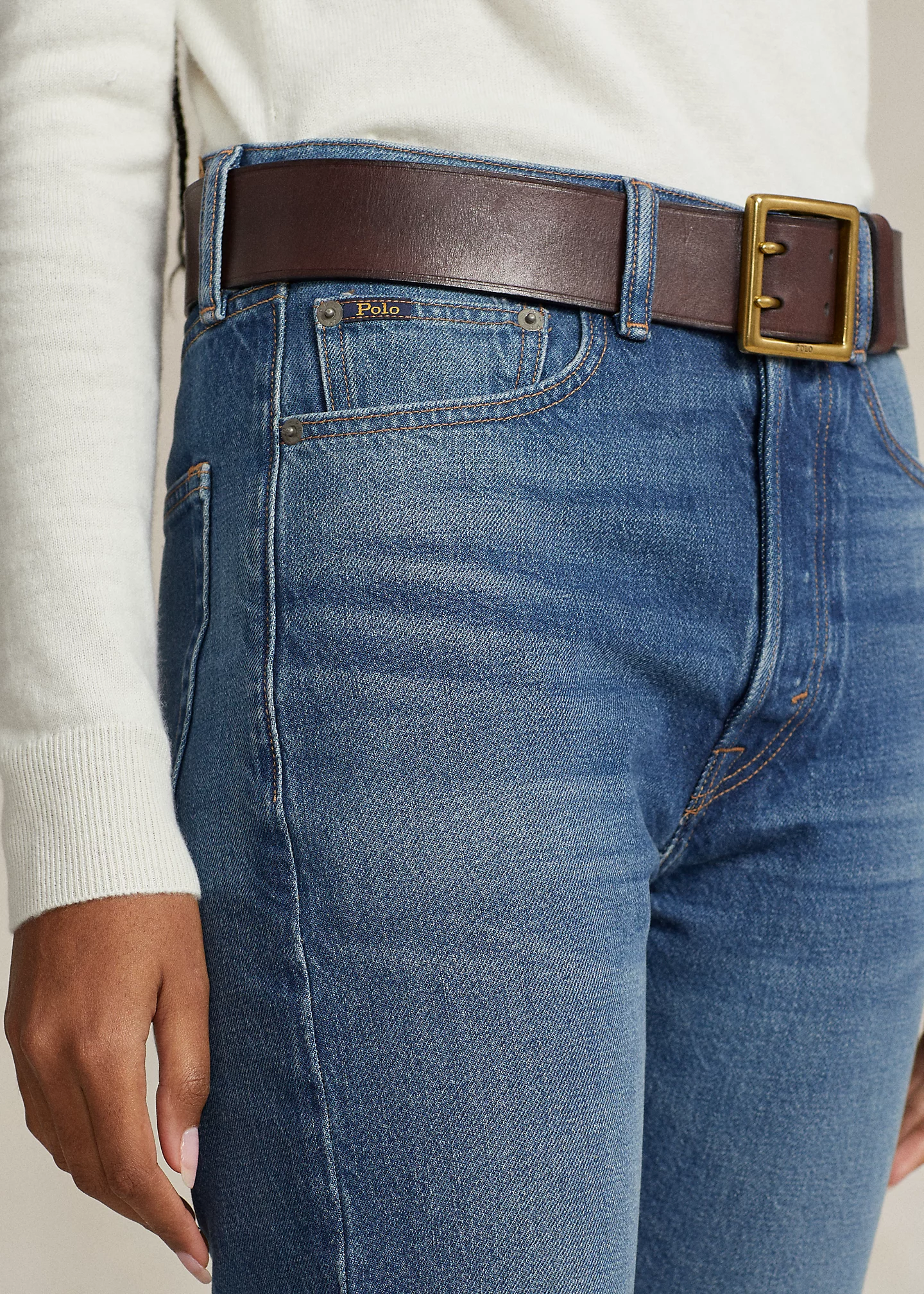 High-Rise Relaxed Straight Crop Jean