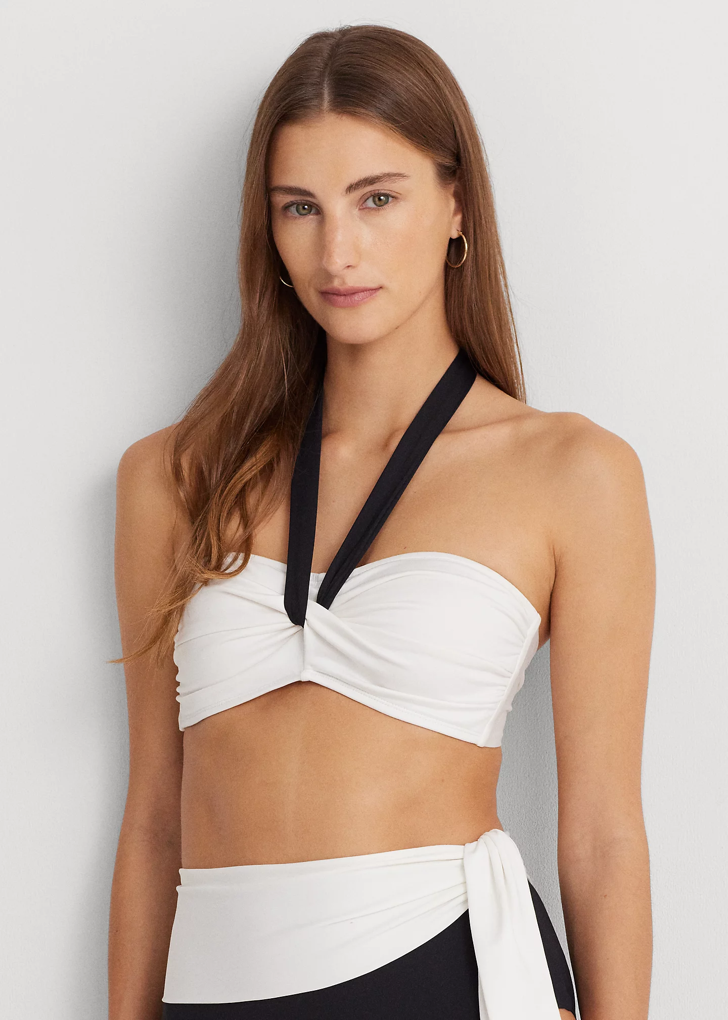 Twisted-Front Bandeau Top