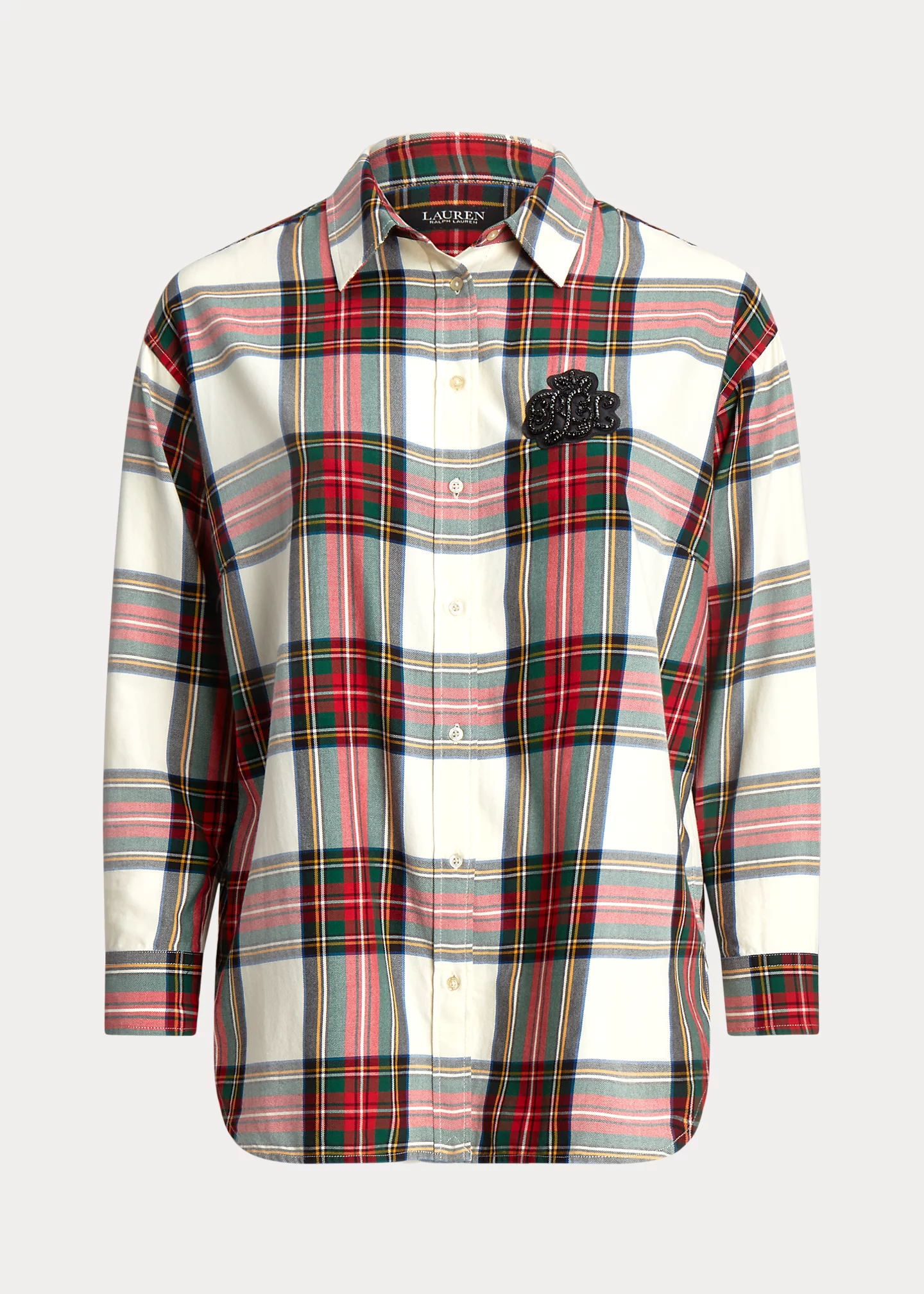 Bullion Checked Plaid Twill Shirt