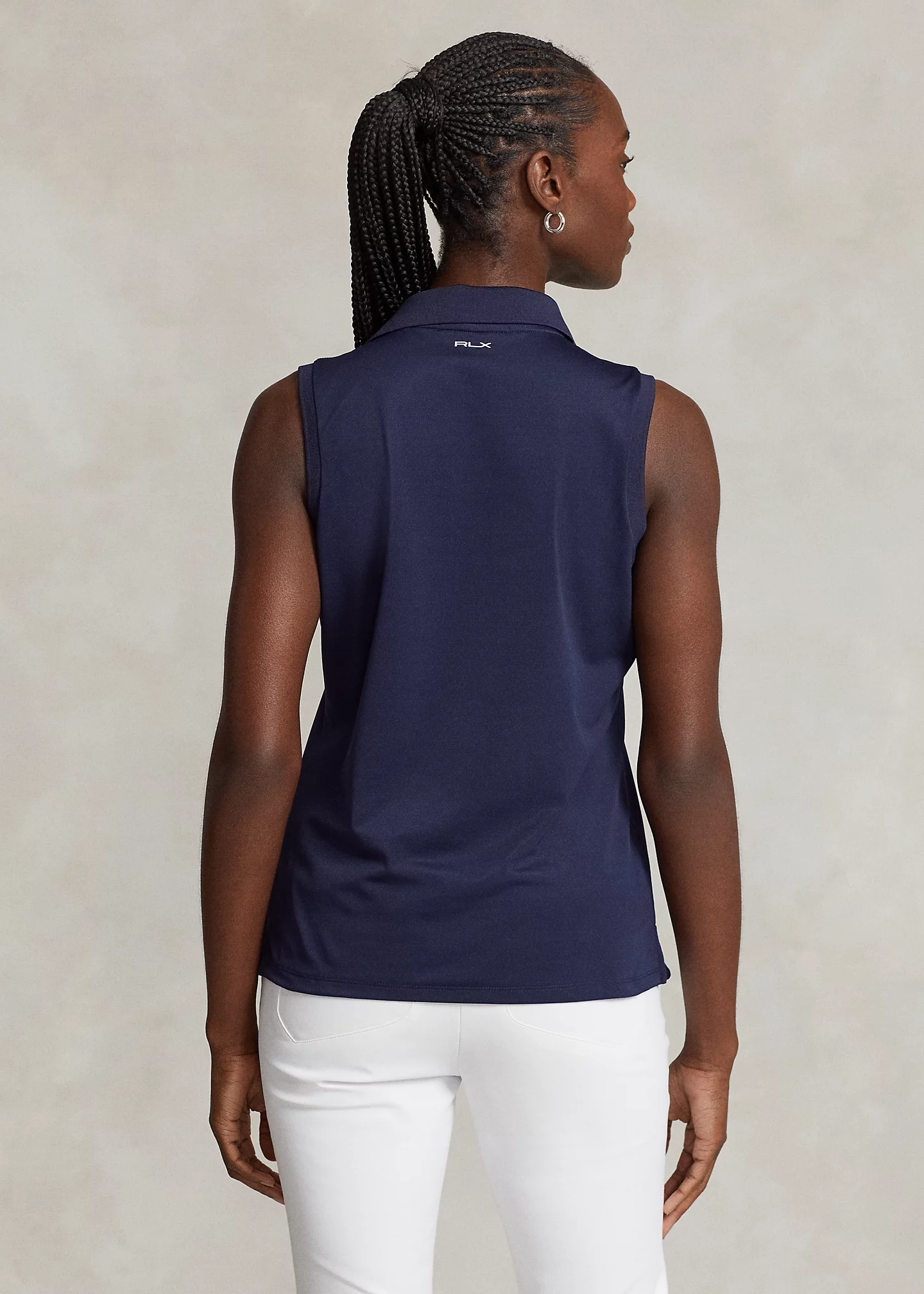 Sleeveless Piqué Polo Shirt