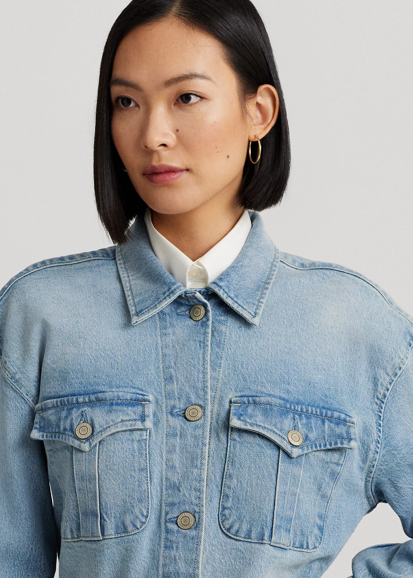 Belted Denim Field Jacket