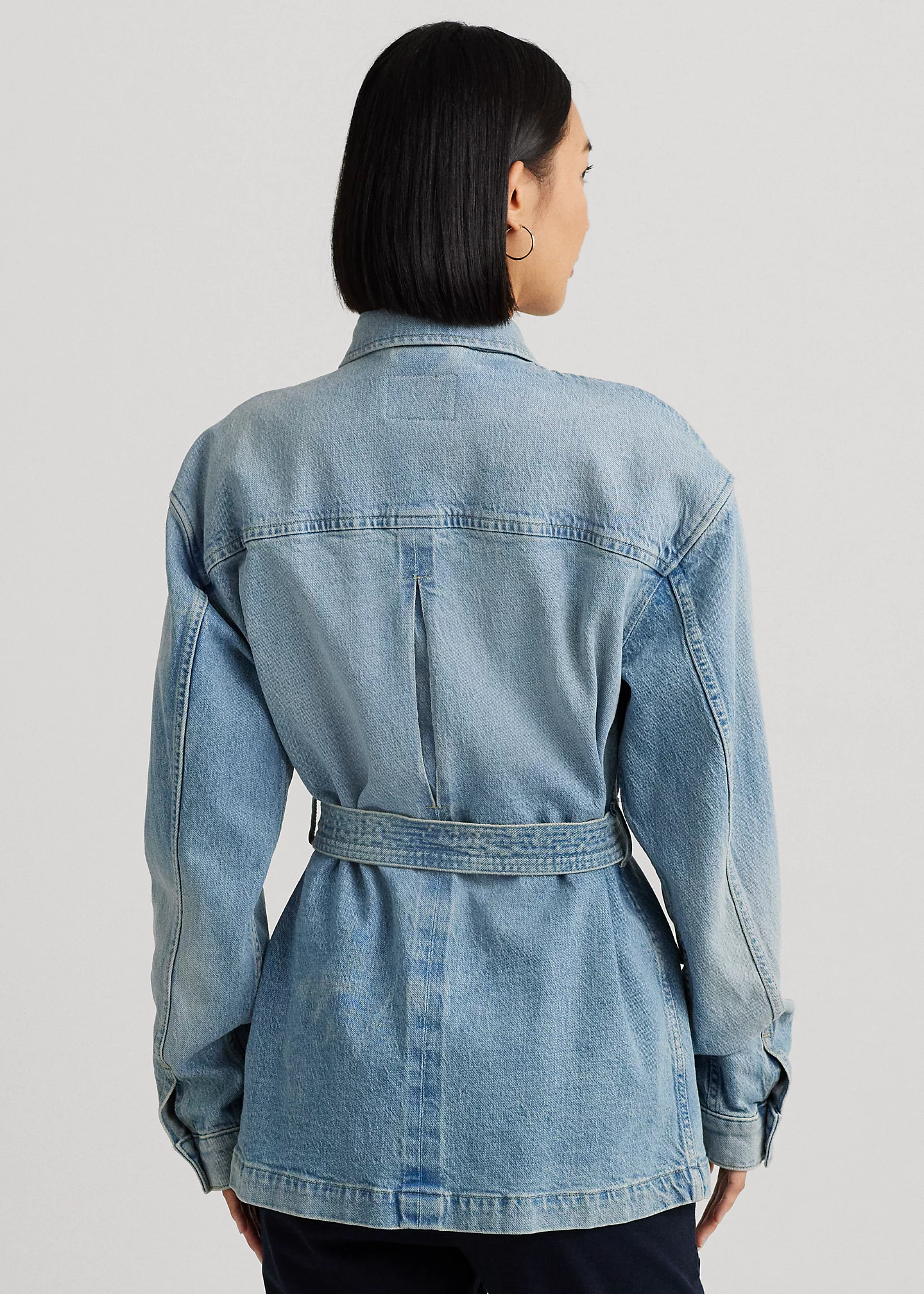 Belted Denim Field Jacket