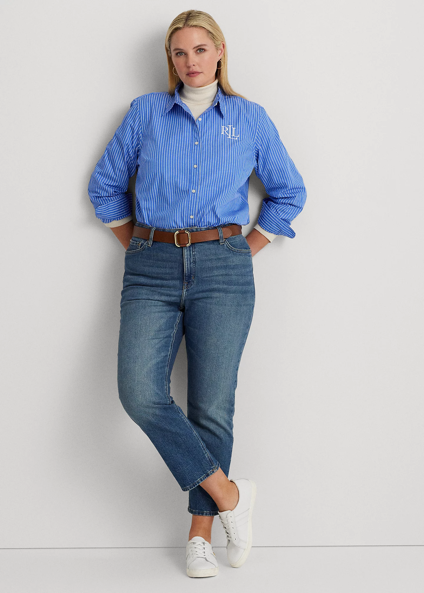 Striped Cotton Broadcloth Shirt