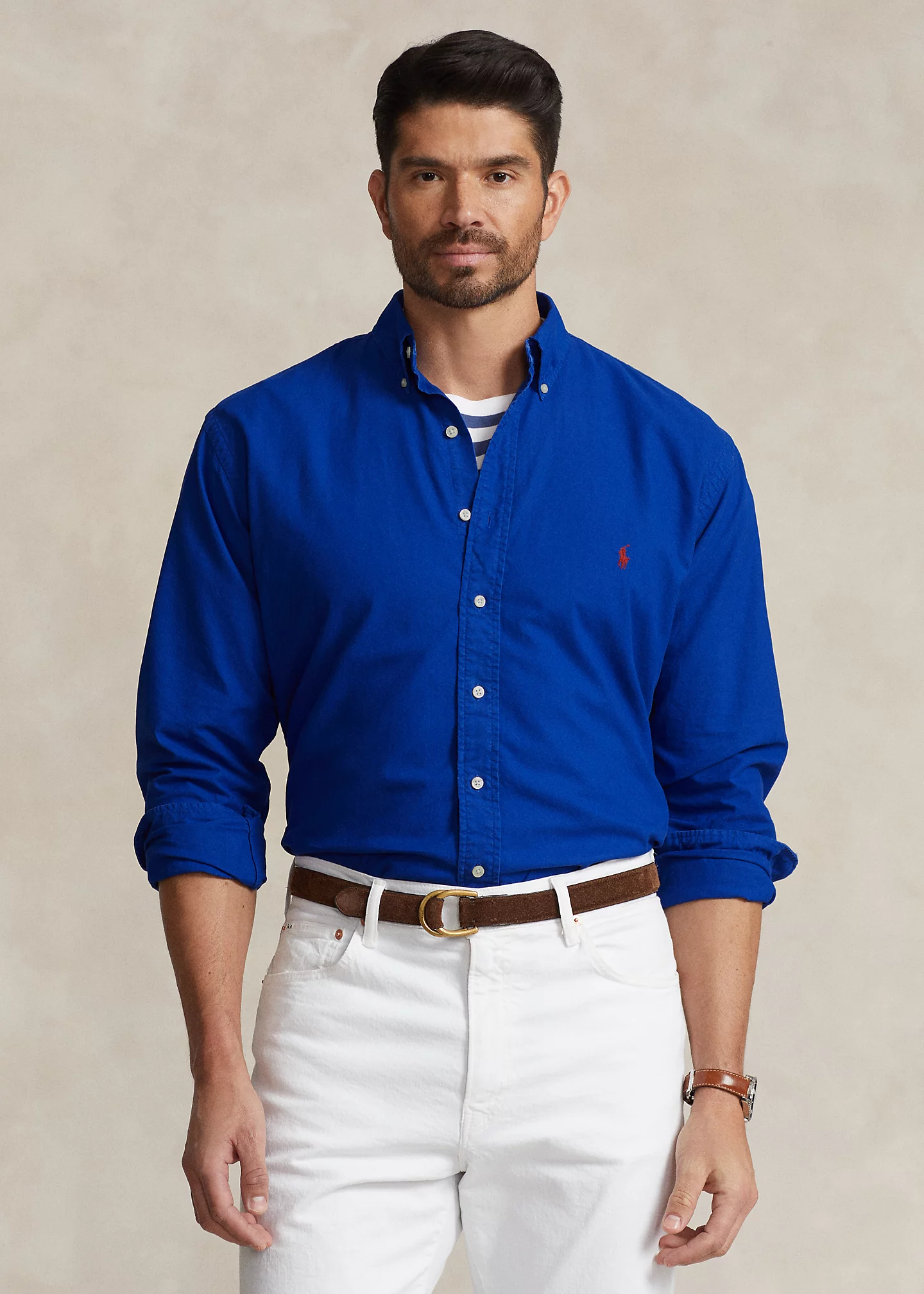 Garment-Dyed Oxford Shirt