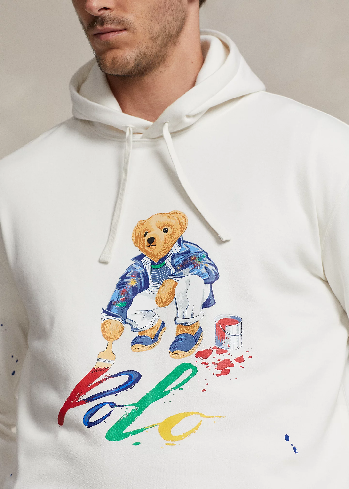 Polo Bear Fleece Hoodie