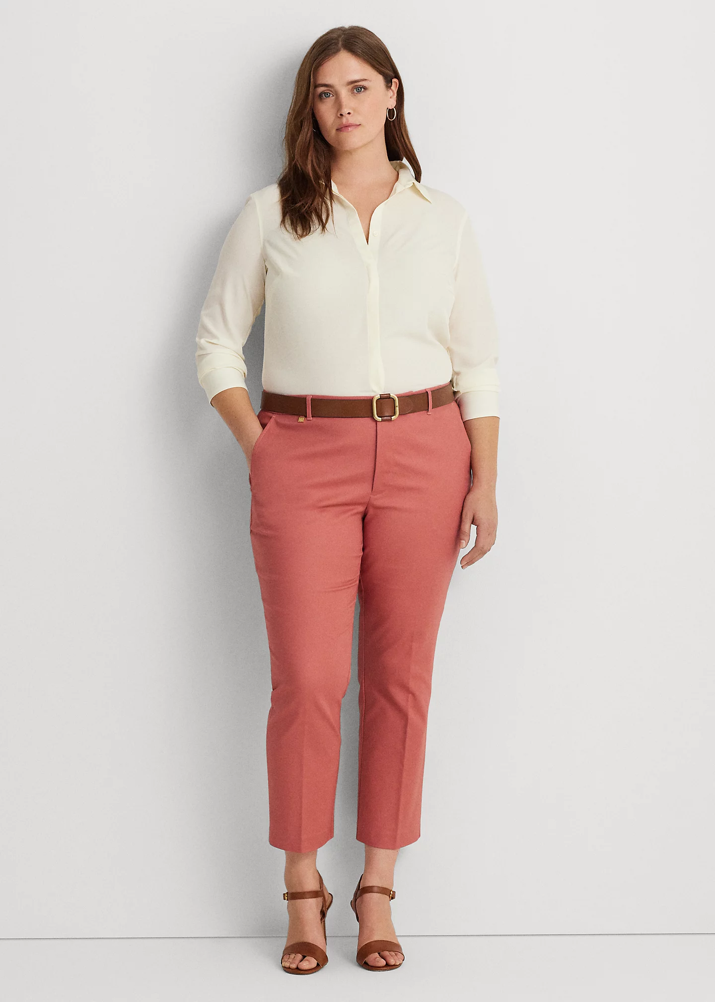 Double-Faced Stretch Cotton Pant
