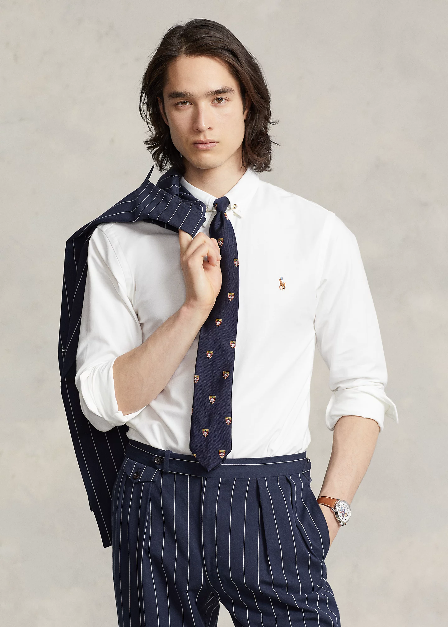 Slim Fit Stretch Oxford Shirt