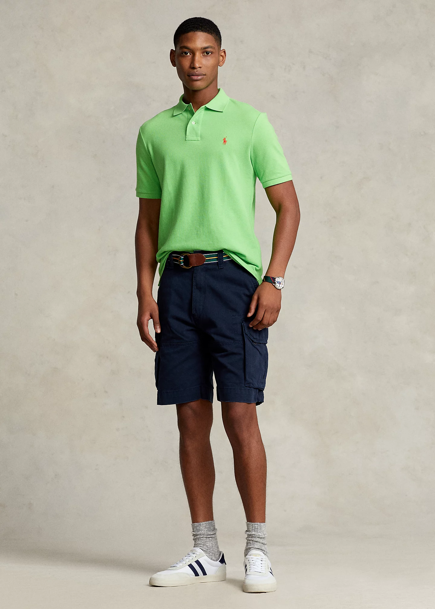 10.5-Inch Classic Fit Twill Cargo Short