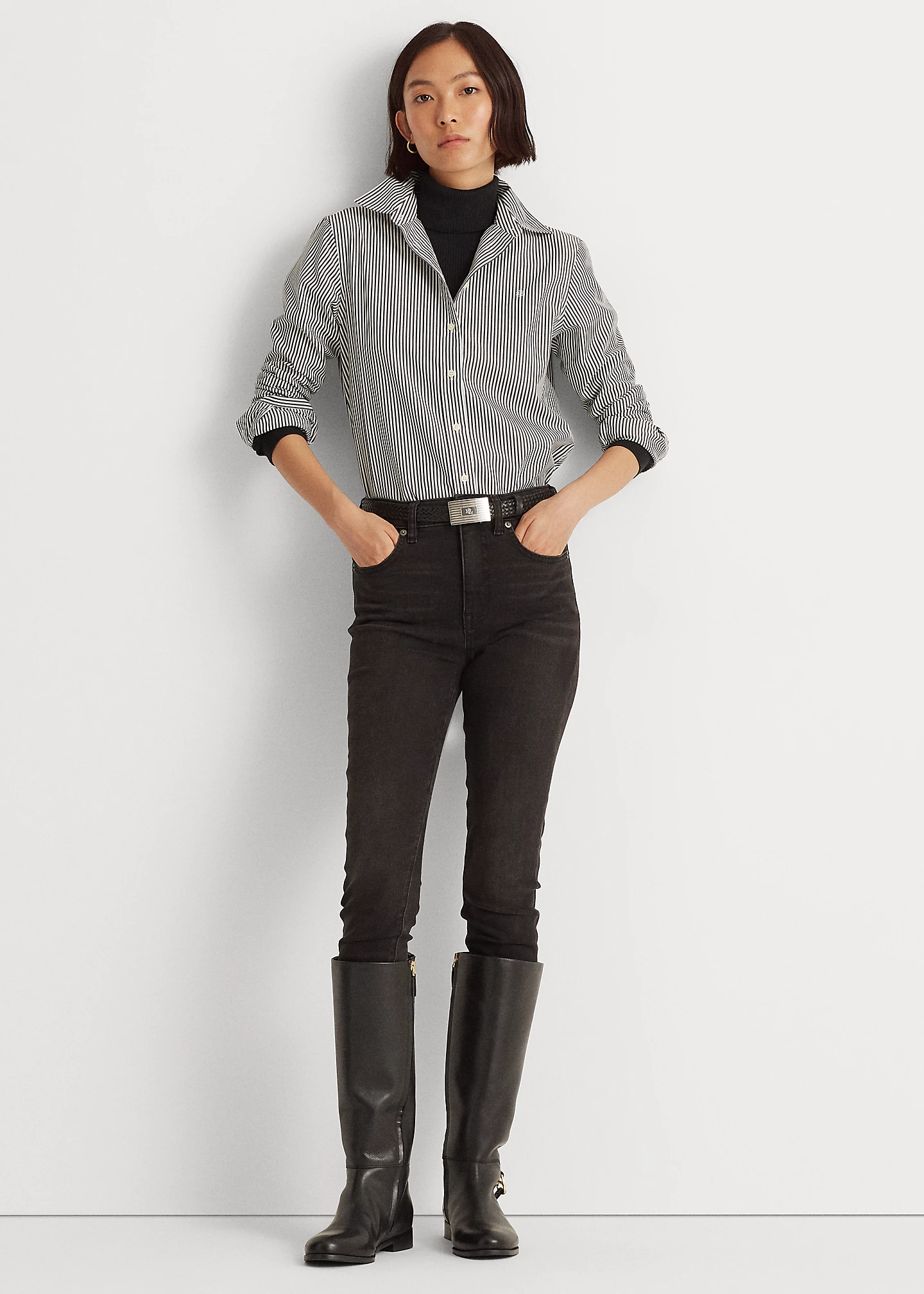 Striped Easy Care Cotton Shirt