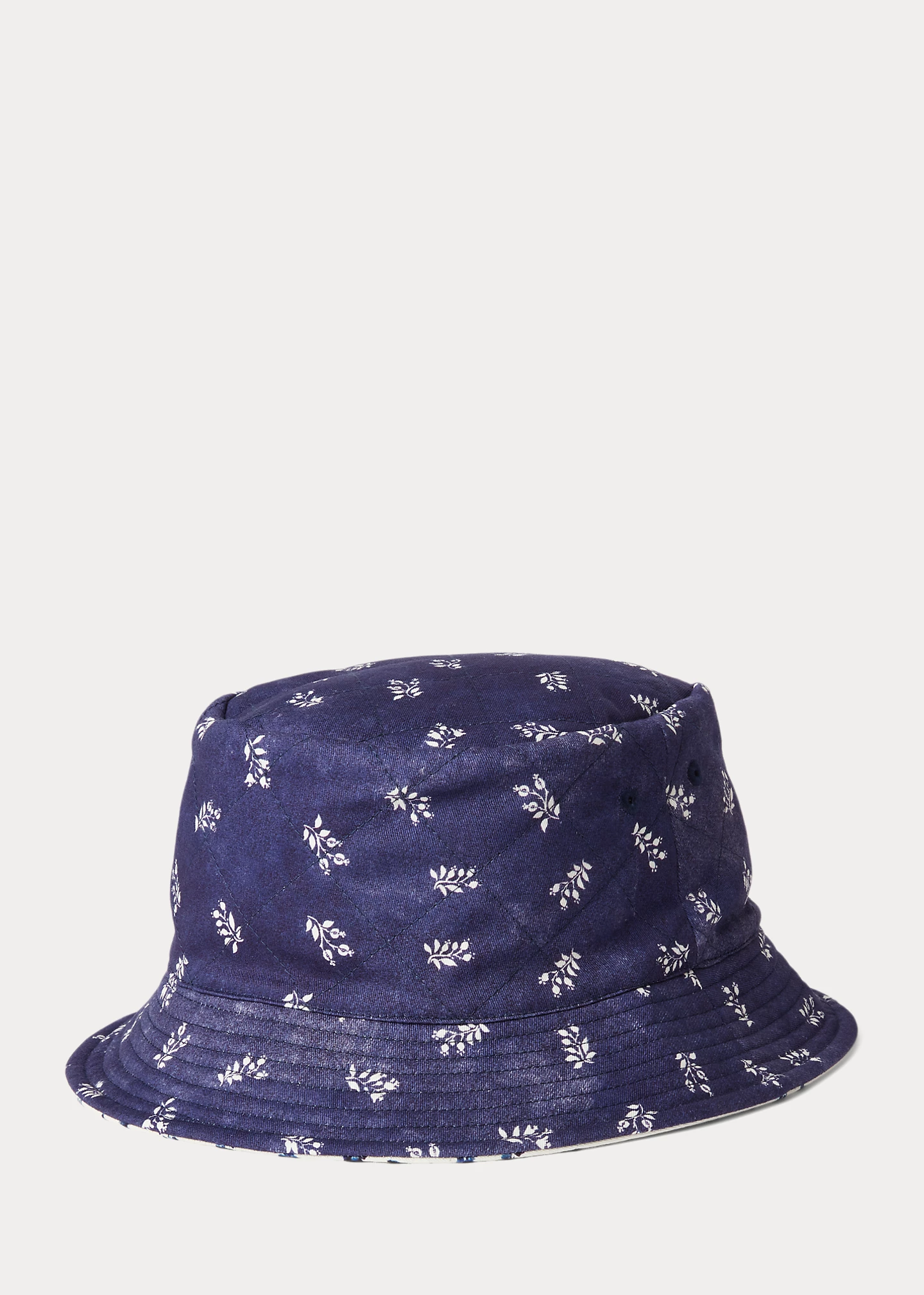 Reversible Floral Cotton Bucket Hat