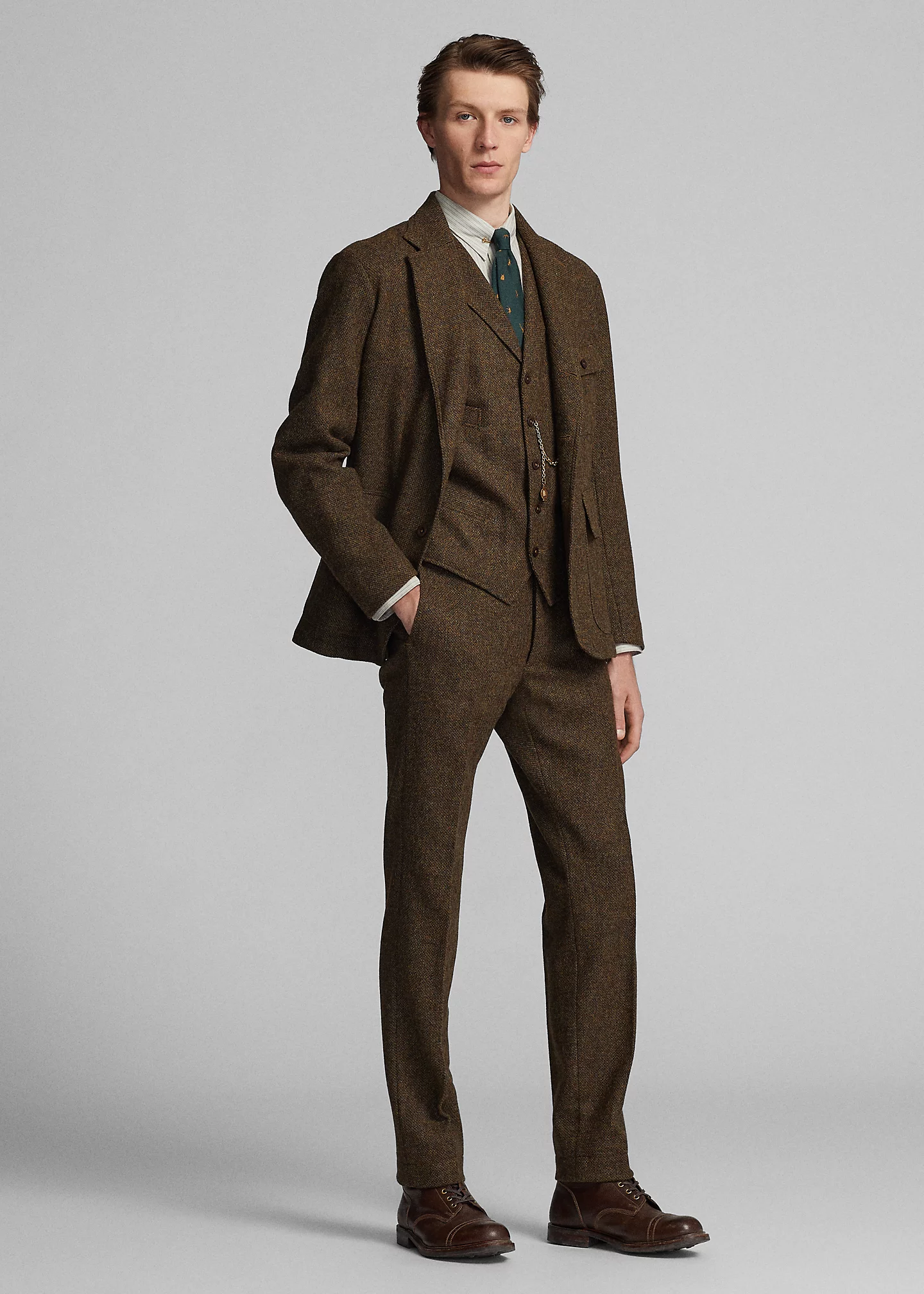 Wool Tweed Officer’s Pant
