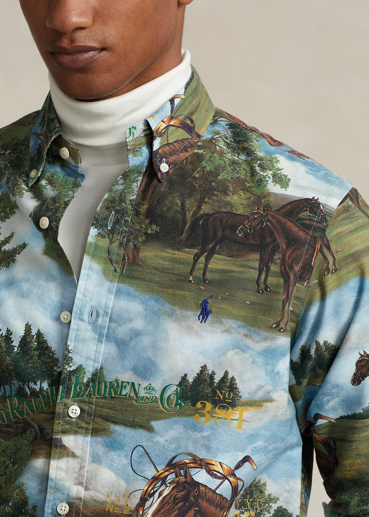 Classic Fit Equestrian Oxford Shirt