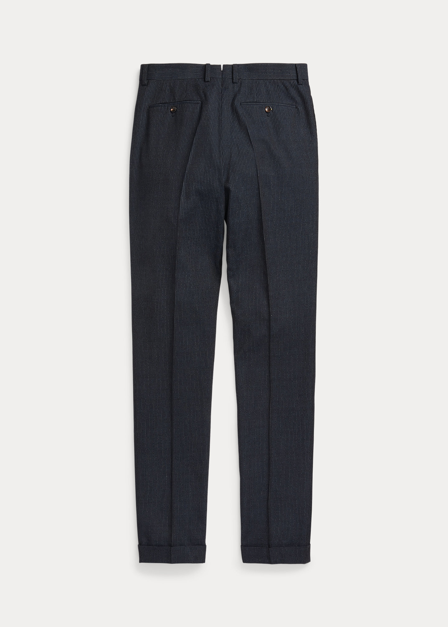 Slim Striped Herringbone Suit Trouser