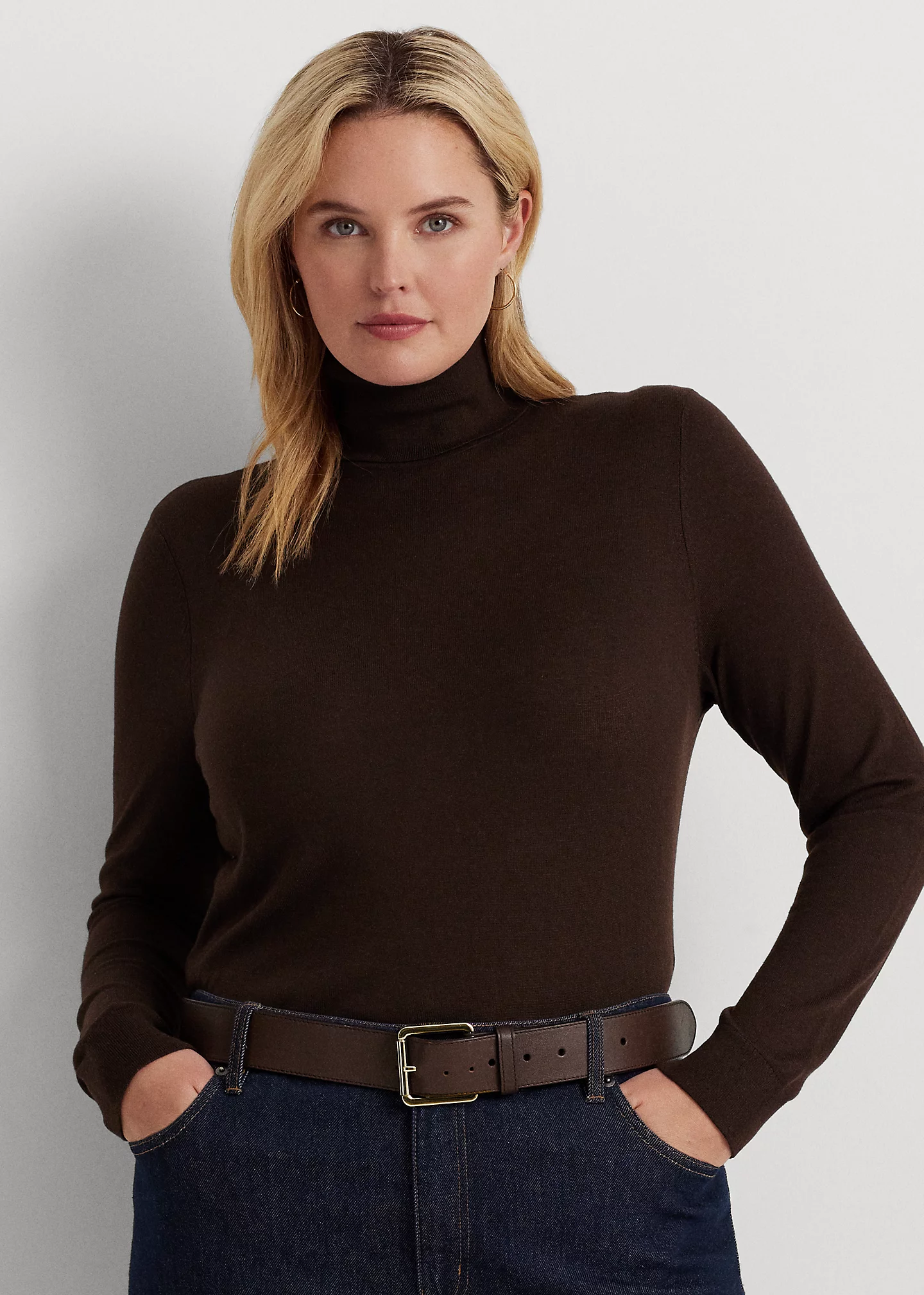 Silk-Blend Turtleneck