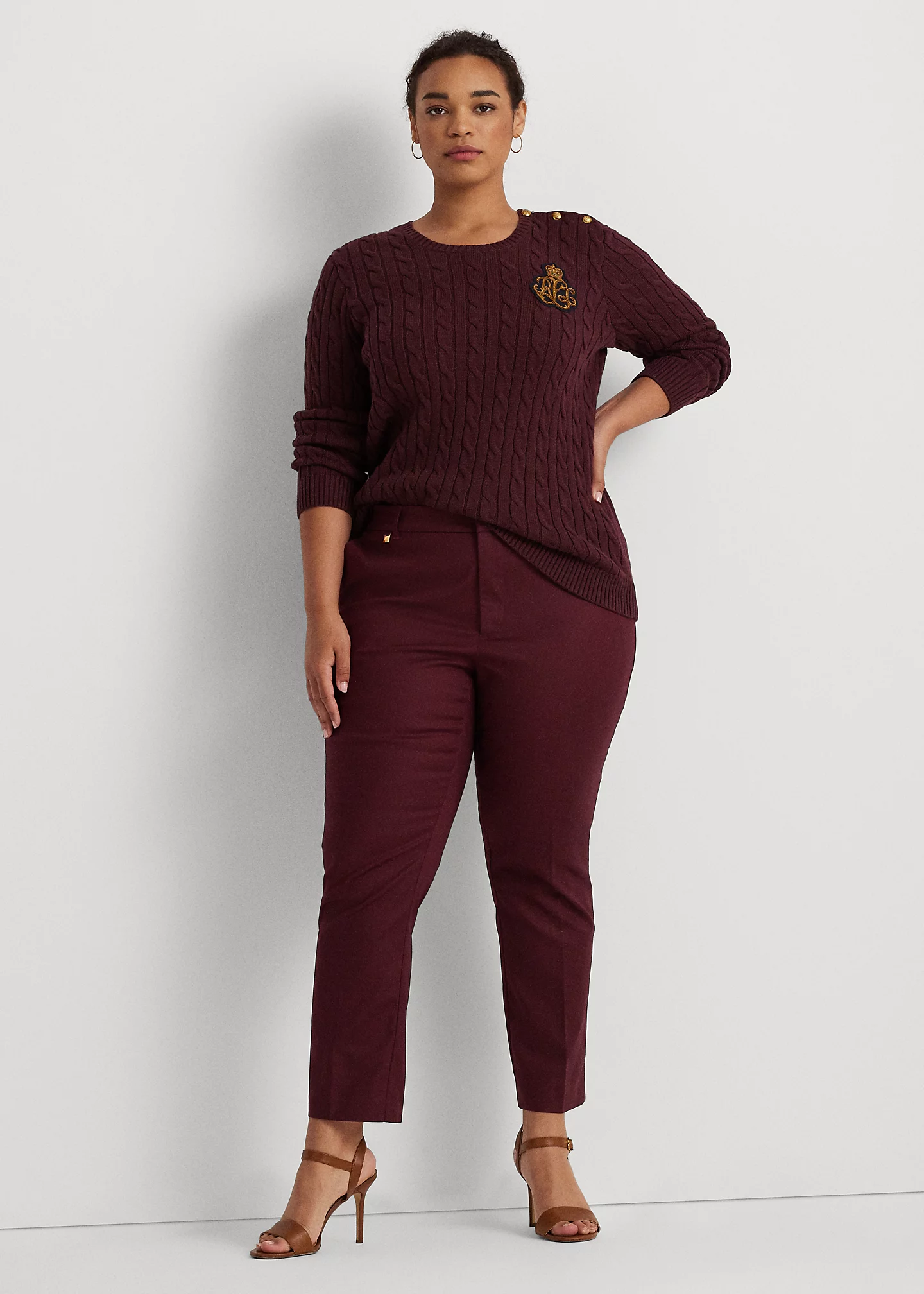 Double-Faced Stretch Cotton Pant