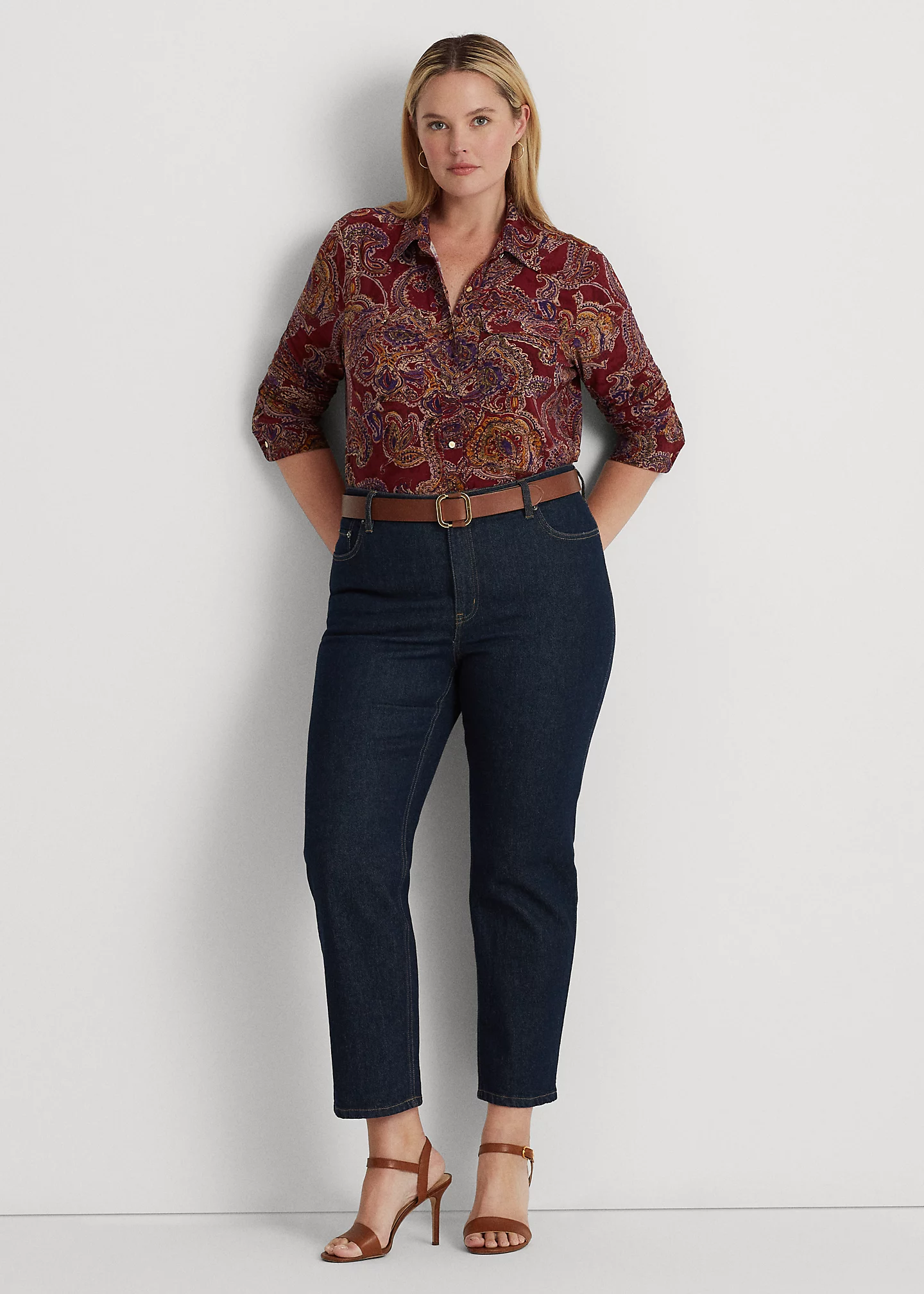 Paisley Stretch Jersey Shirt