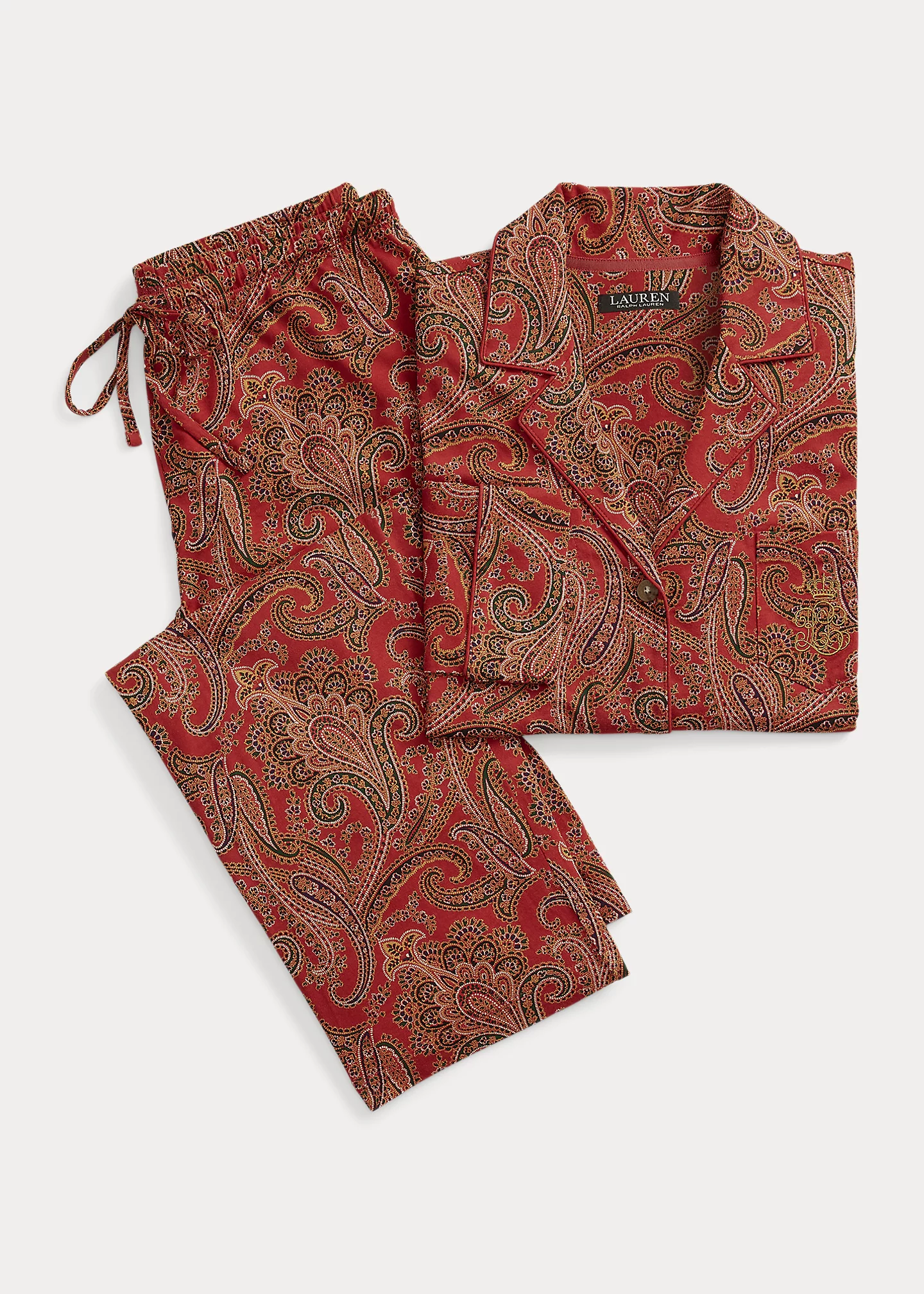 Paisley Cotton-Blend Jersey Sleep Set