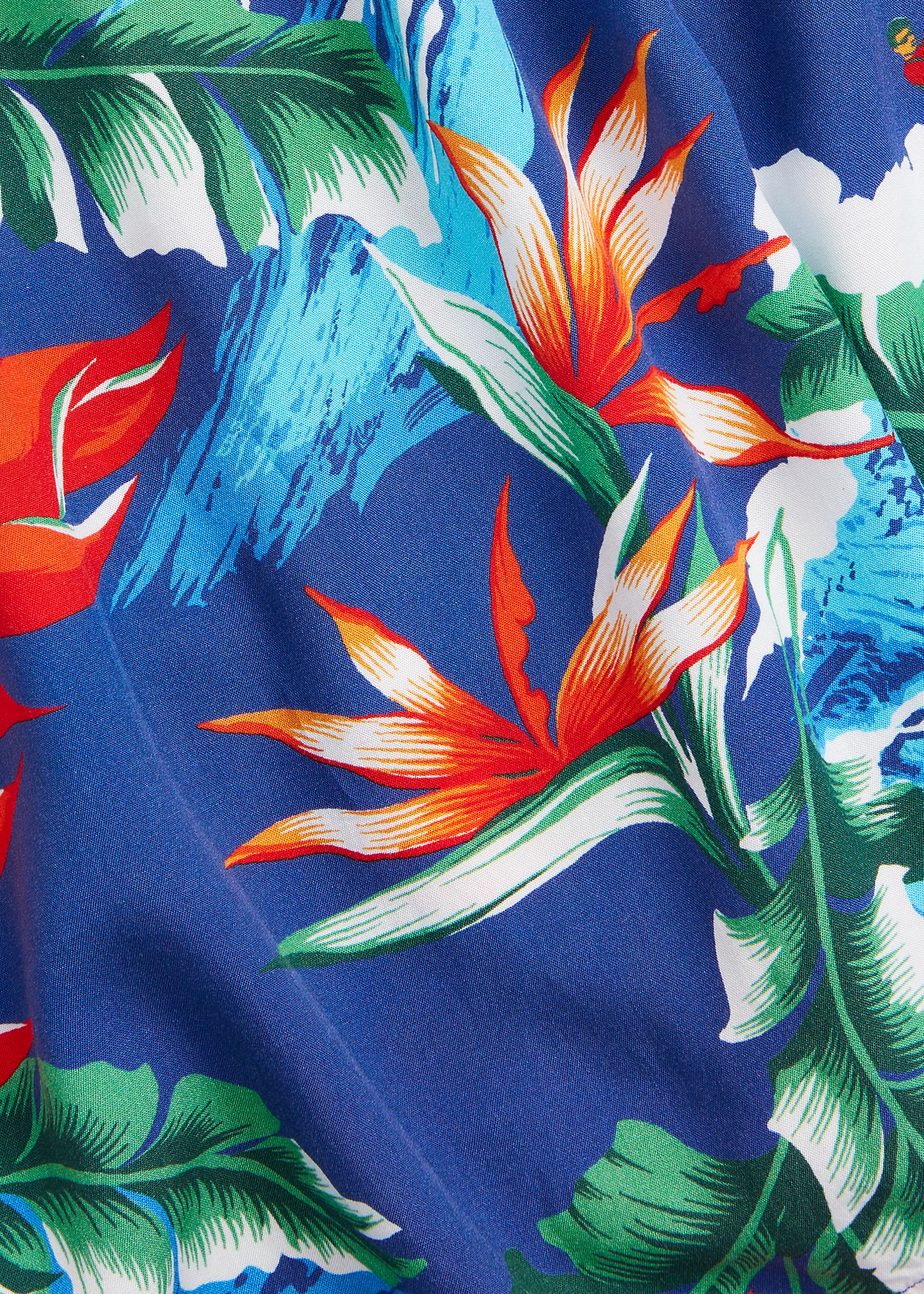 Classic Fit Hoffman Print Camp Shirt