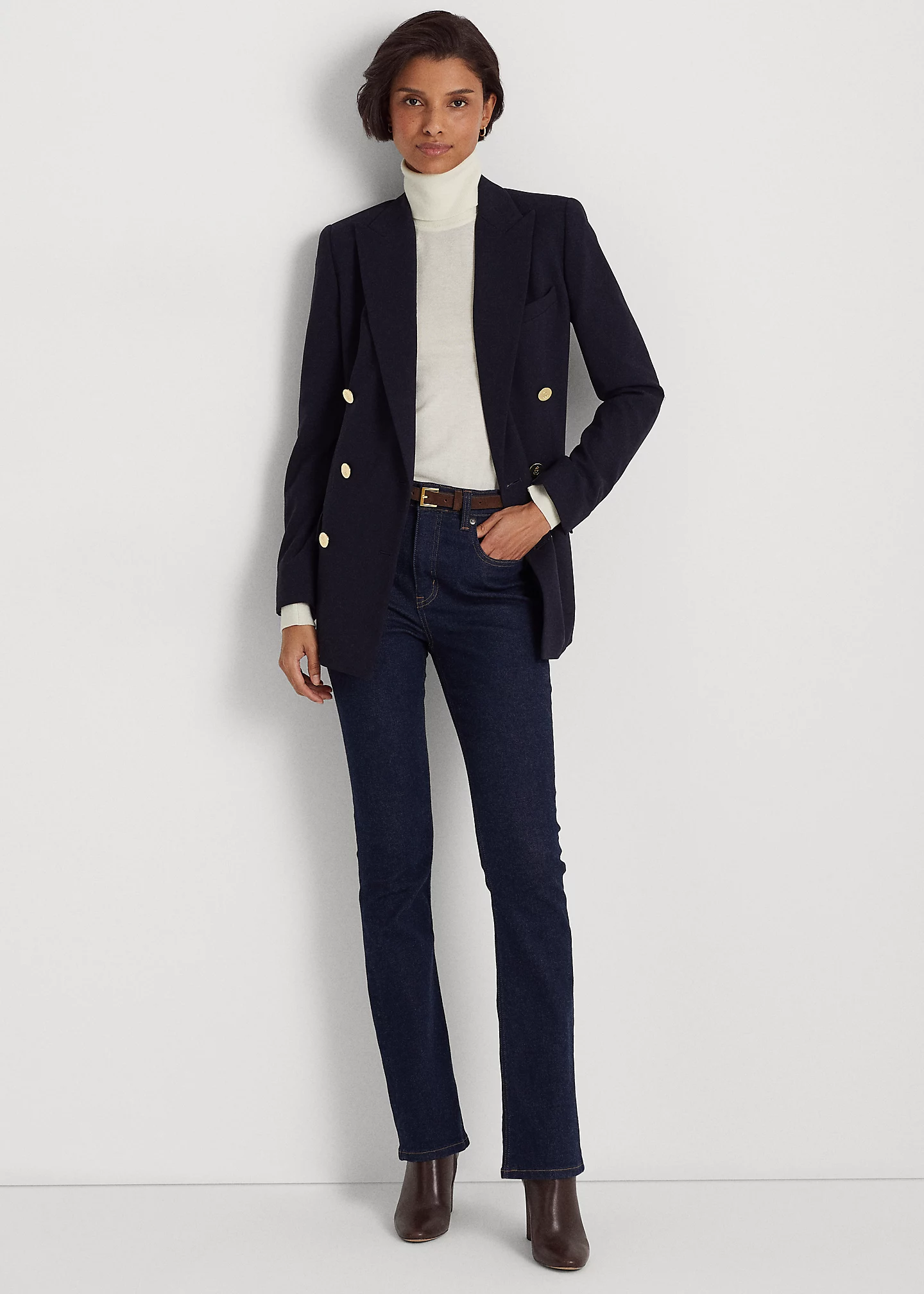 Wool Crepe Blazer