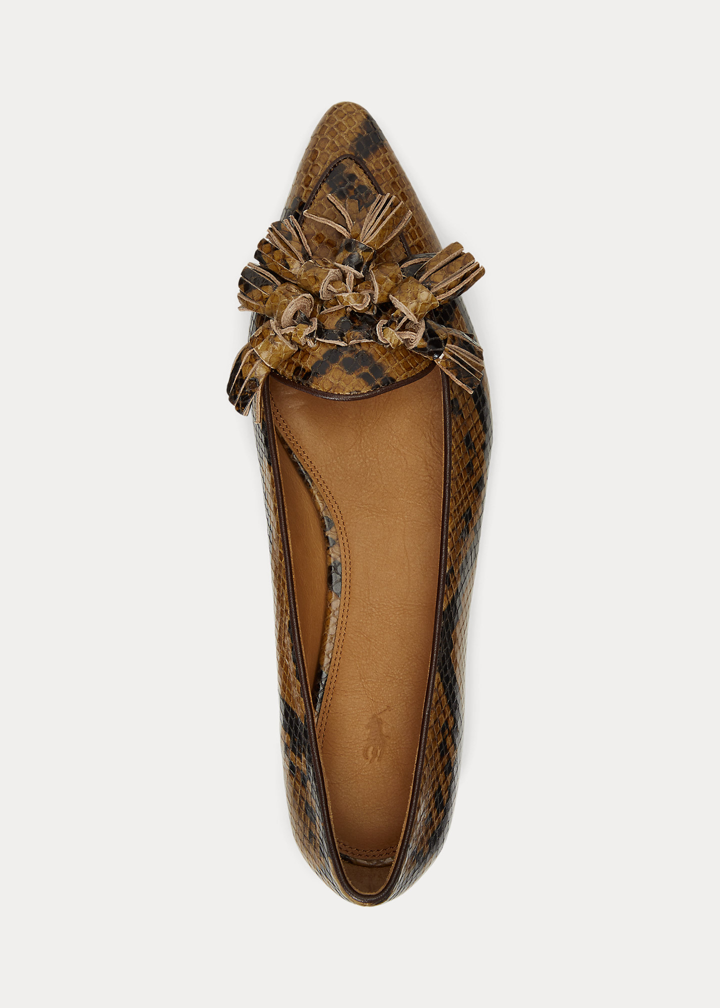 Ashtyn Embossed-Python Loafer