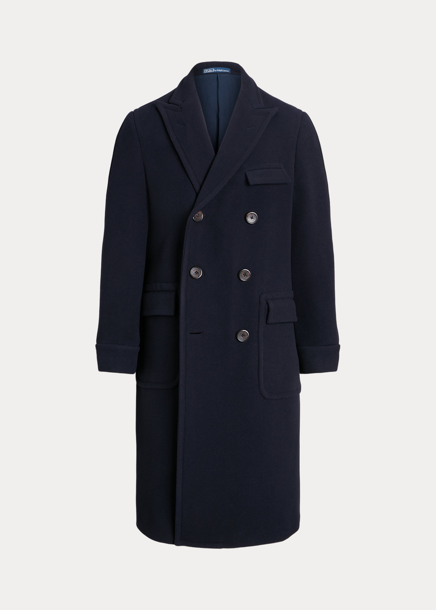 Wool Melton Polo Coat
