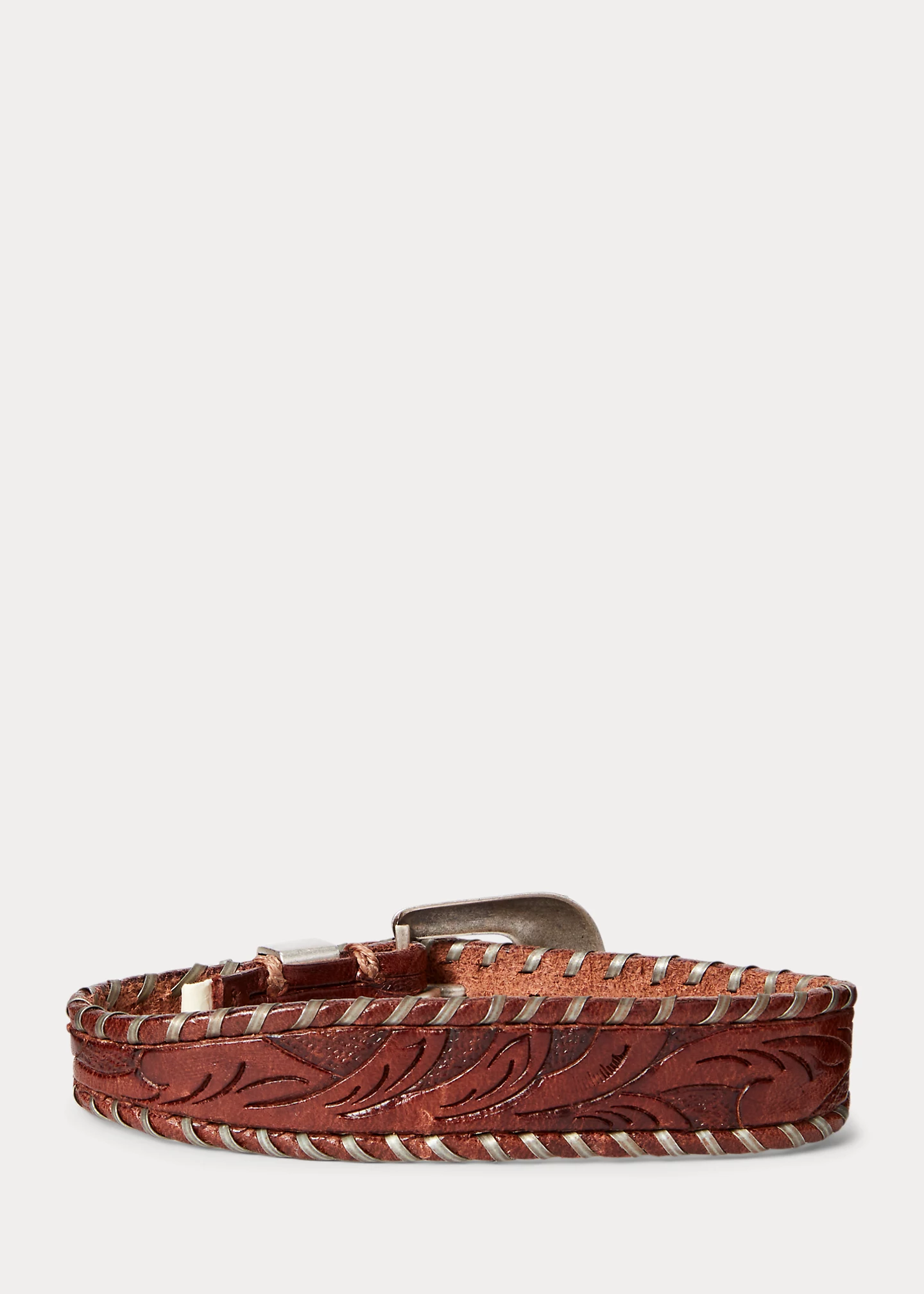 Hand-Tooled Leather Bracelet