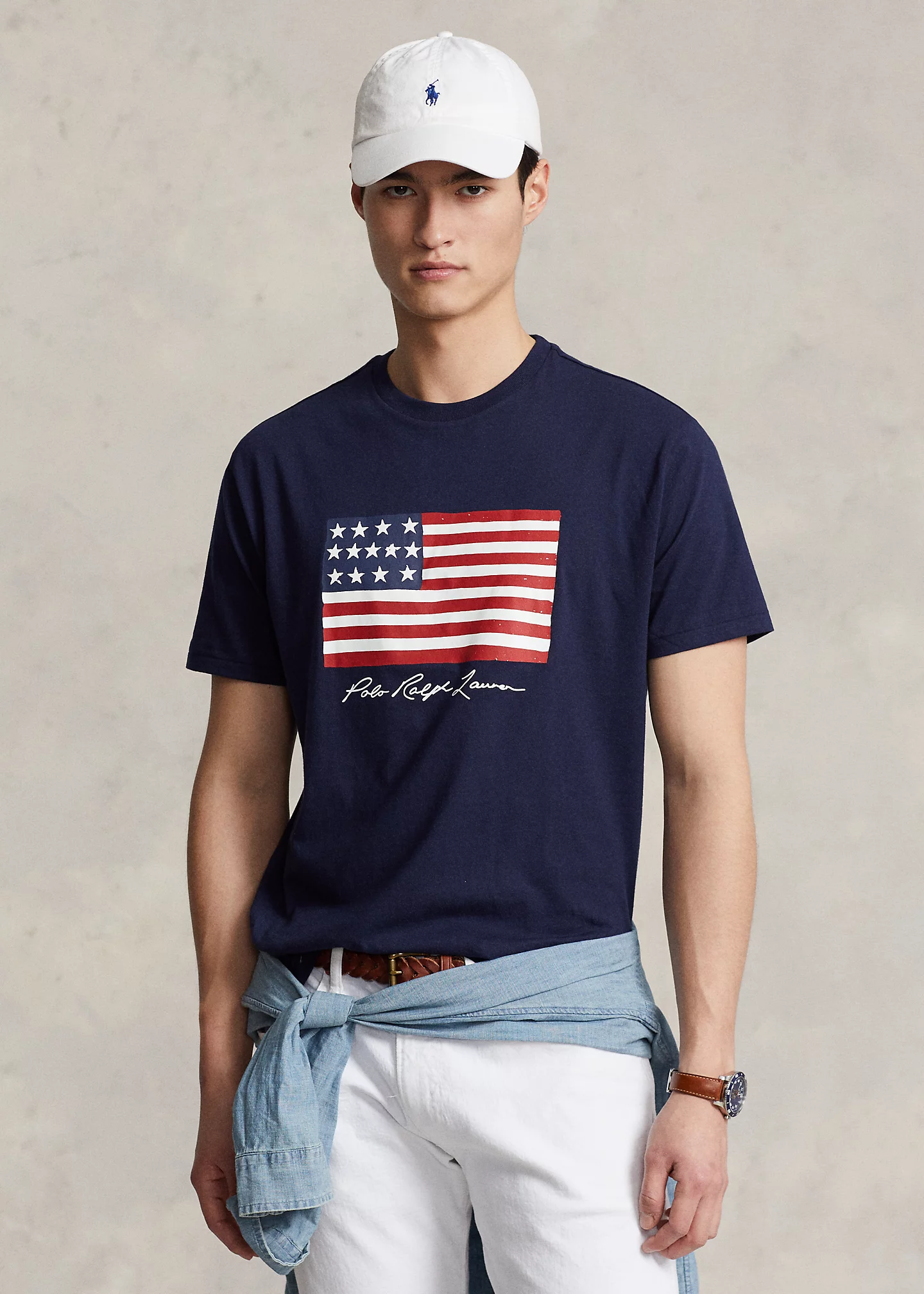 Classic Fit Flag Jersey T-Shirt