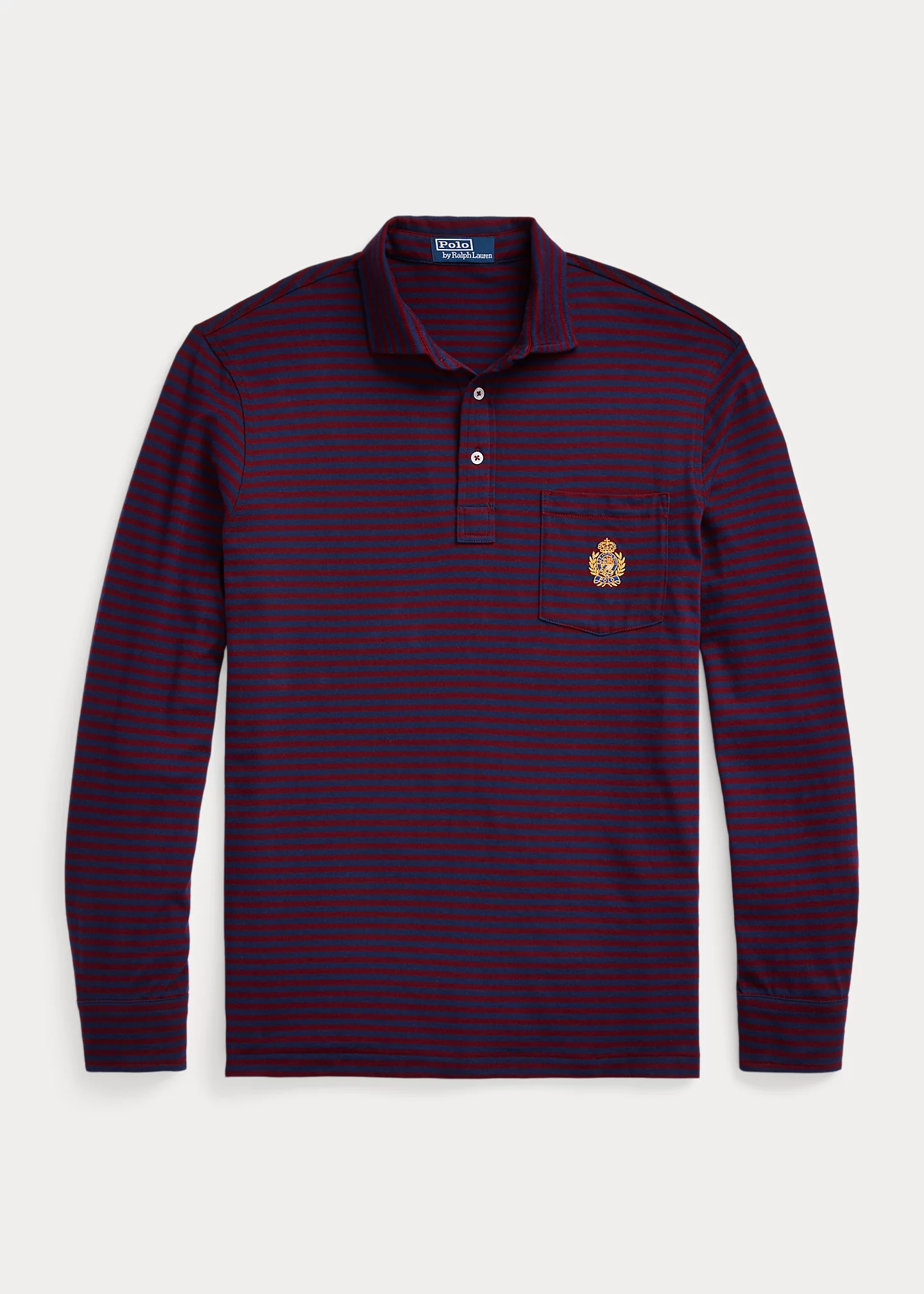 Standard Fit Polo Crest Lisle Polo Shirt