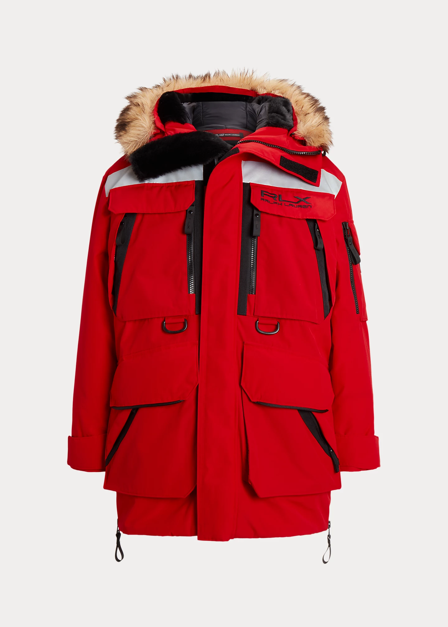 Faux-Fur-Trim Water-Repellent Parka