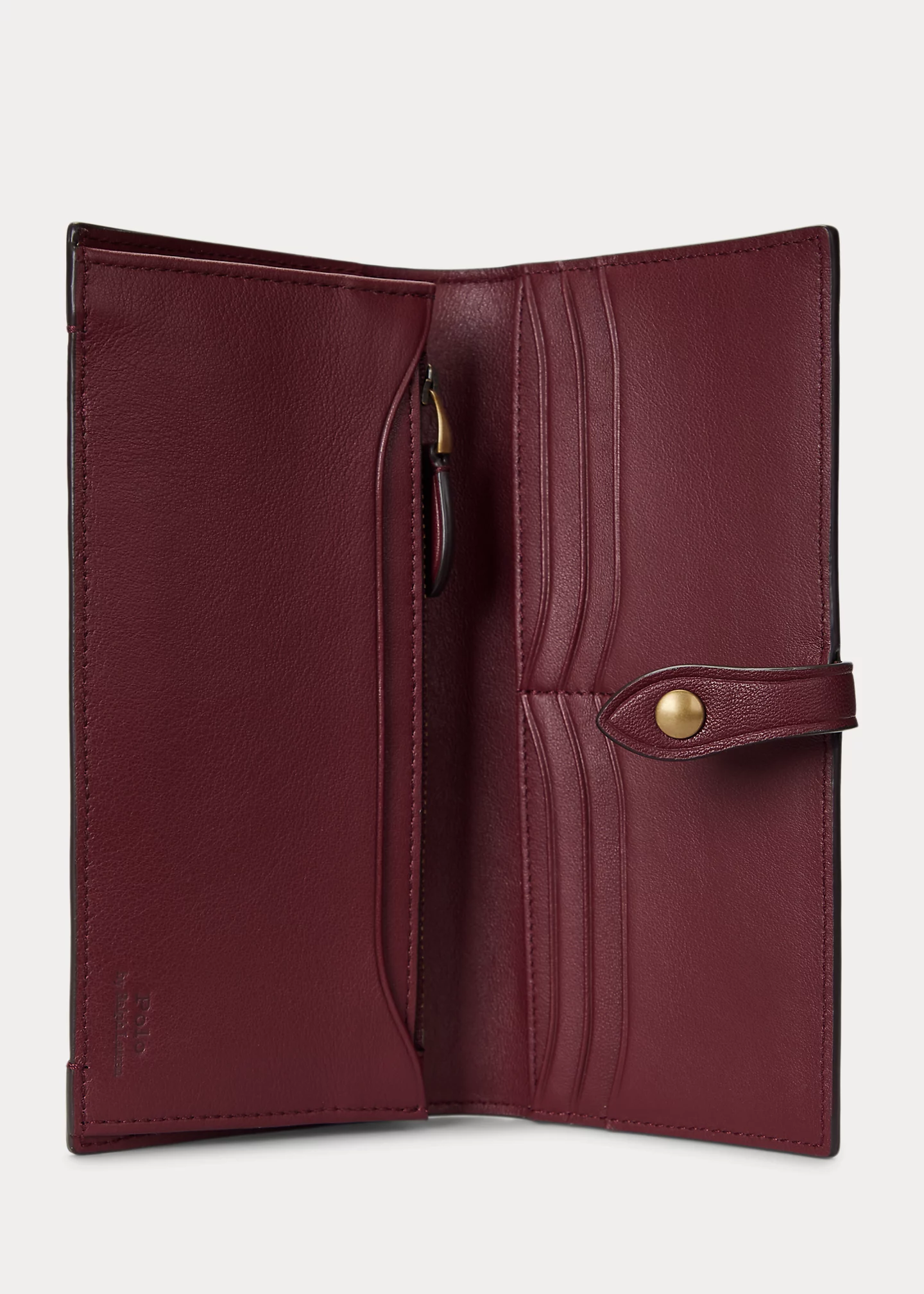 Polo Bear Leather Snap Wallet