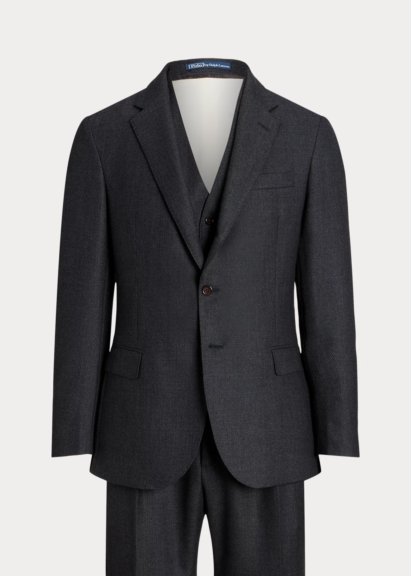 Polo Birdseye Wool  3-Piece Suit