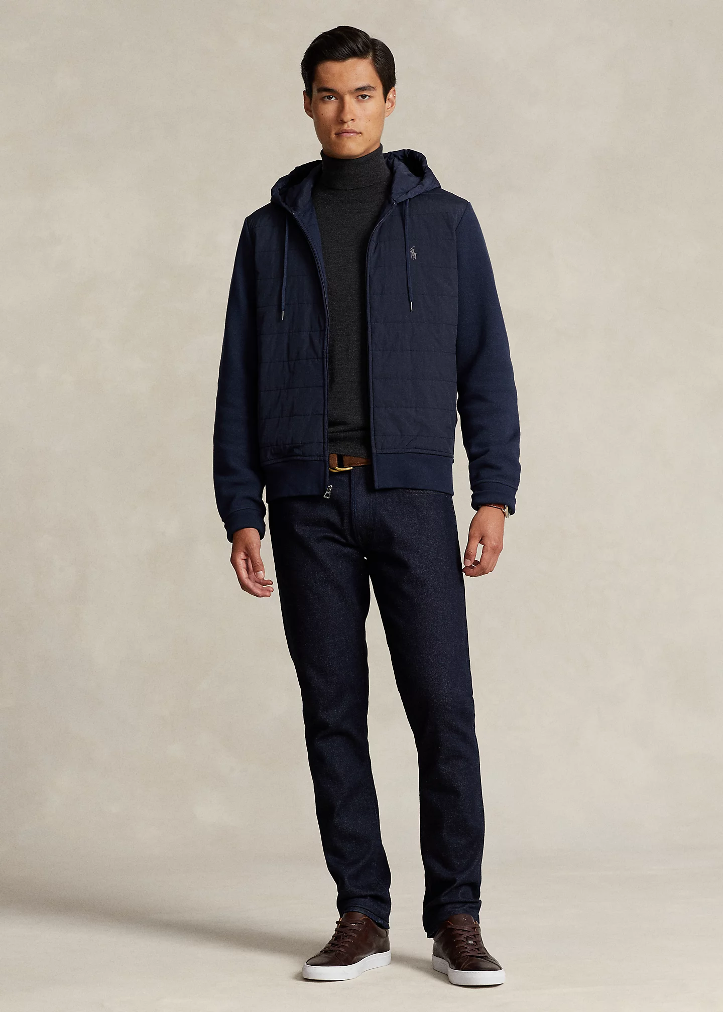 Hybrid Full-Zip Hoodie