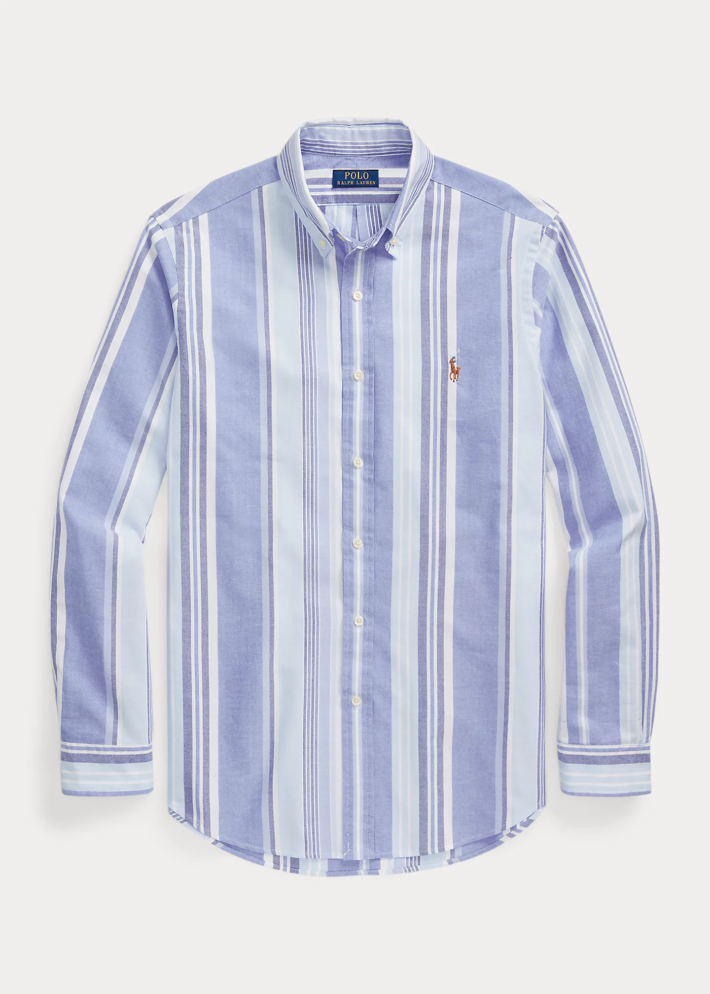 Classic Fit Striped Oxford Shirt